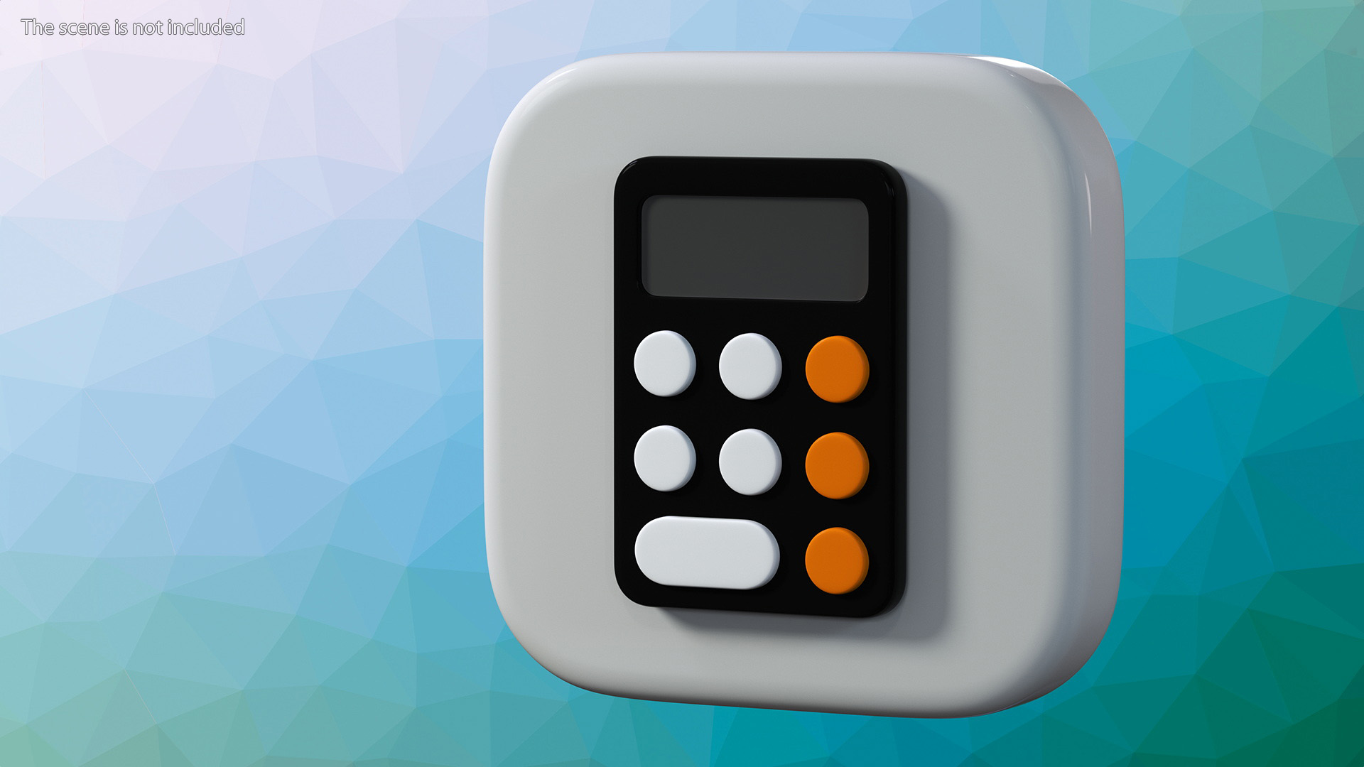 3D iPhone iOS Calculator Icon