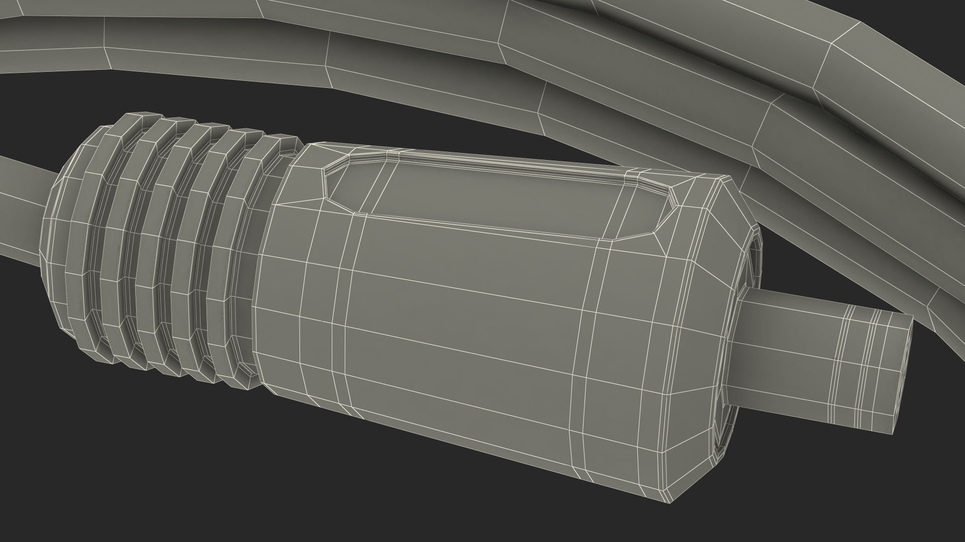 3D model Welding Electrode Holder 300A with Cable