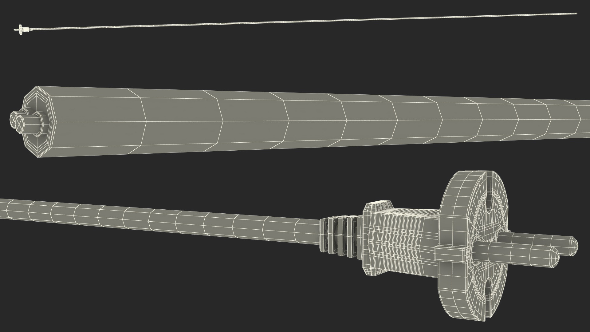 Type E Electric Plug Black Rigged for Maya 3D