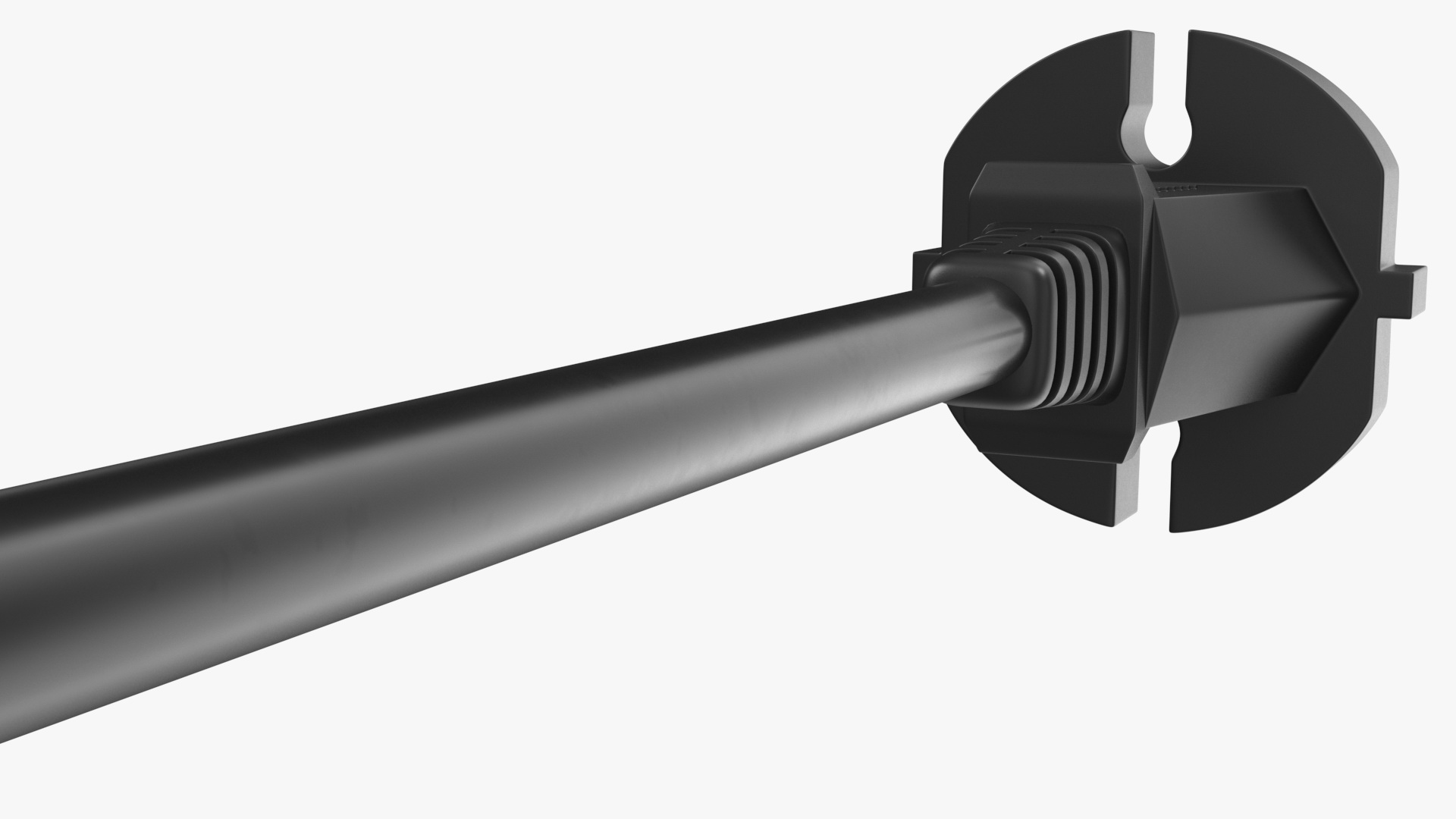 Type E Electric Plug Black Rigged for Maya 3D