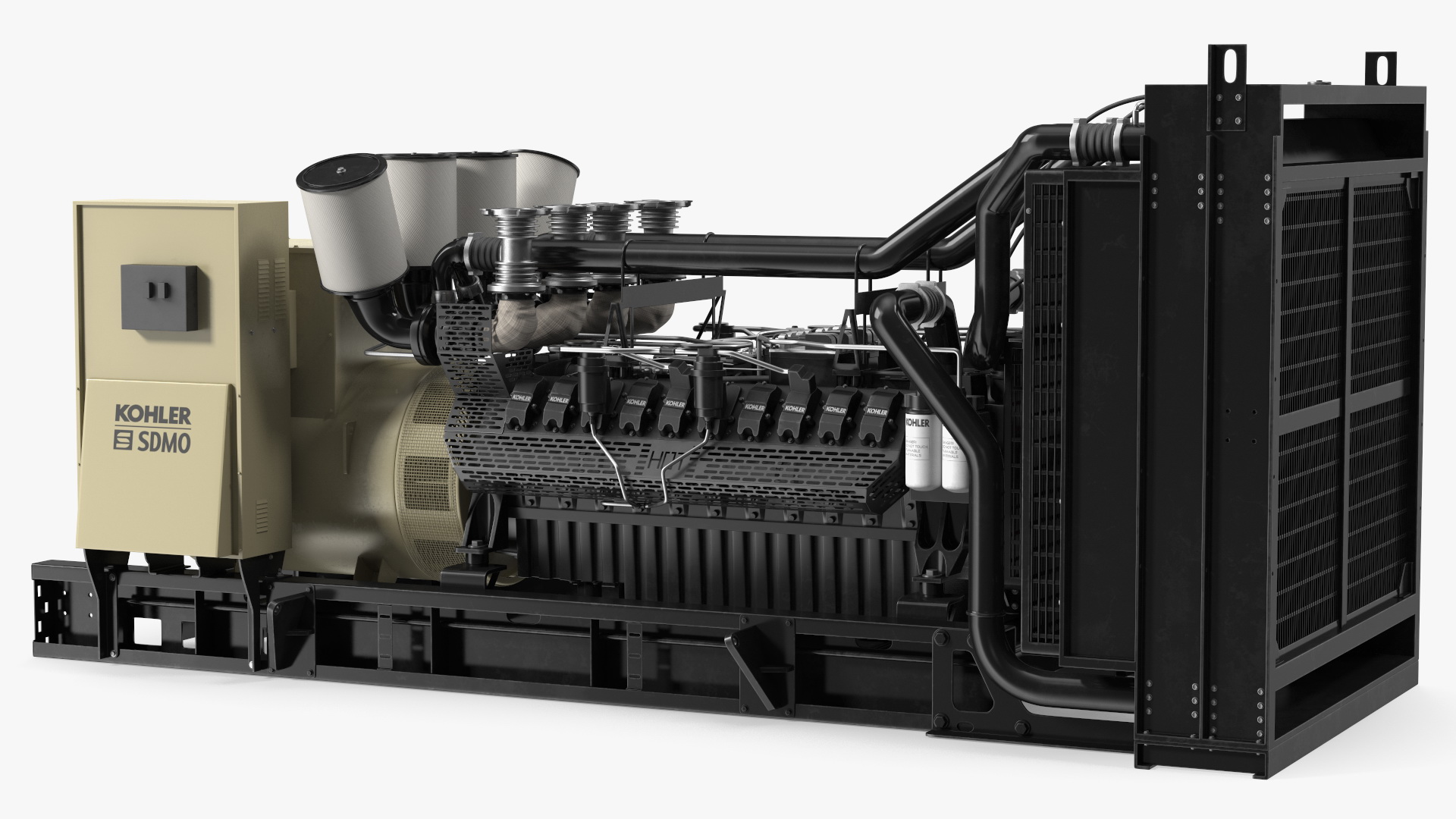 Kohler Diesel Generator Sand Color 3D model
