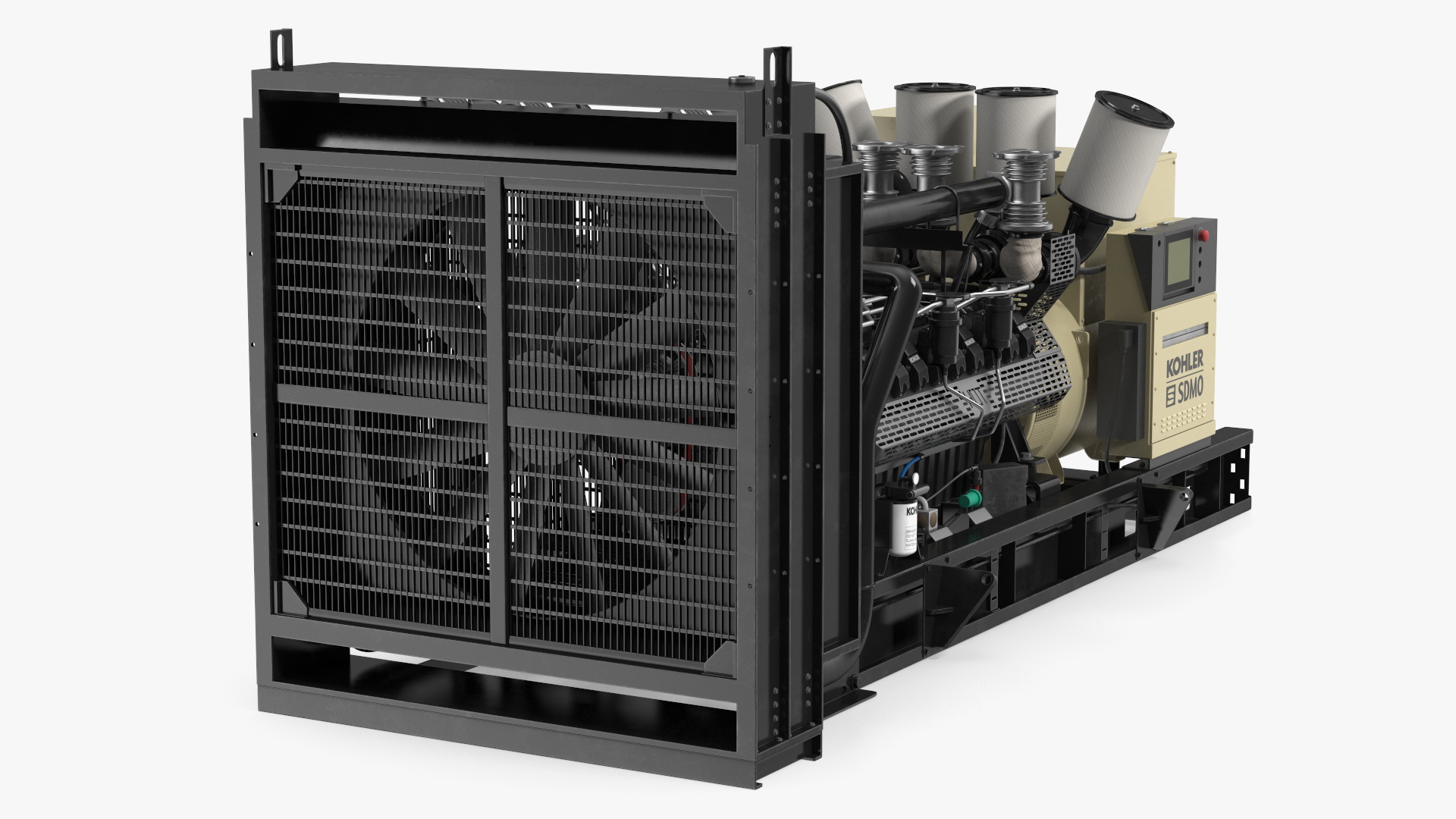 Kohler Diesel Generator Sand Color 3D model