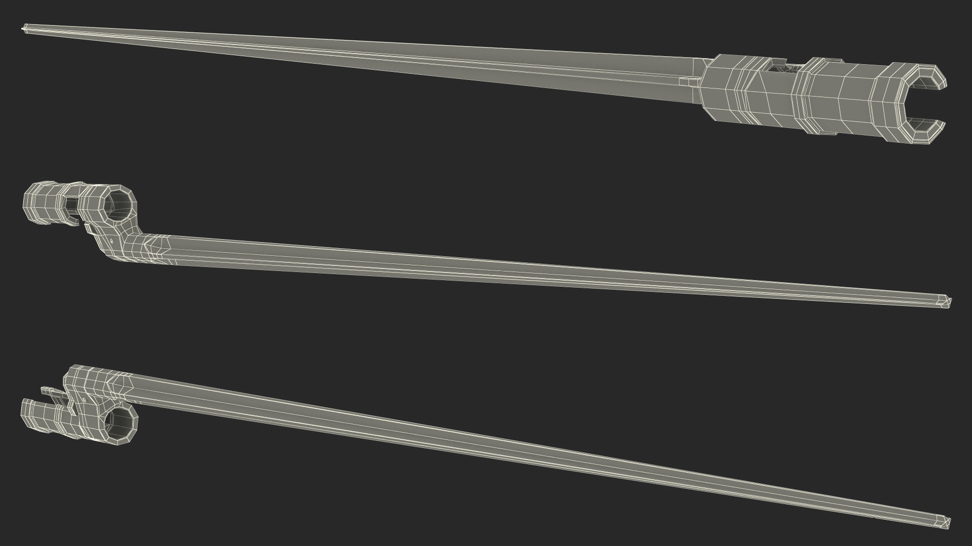 3D model Soviet Bayonet Blade
