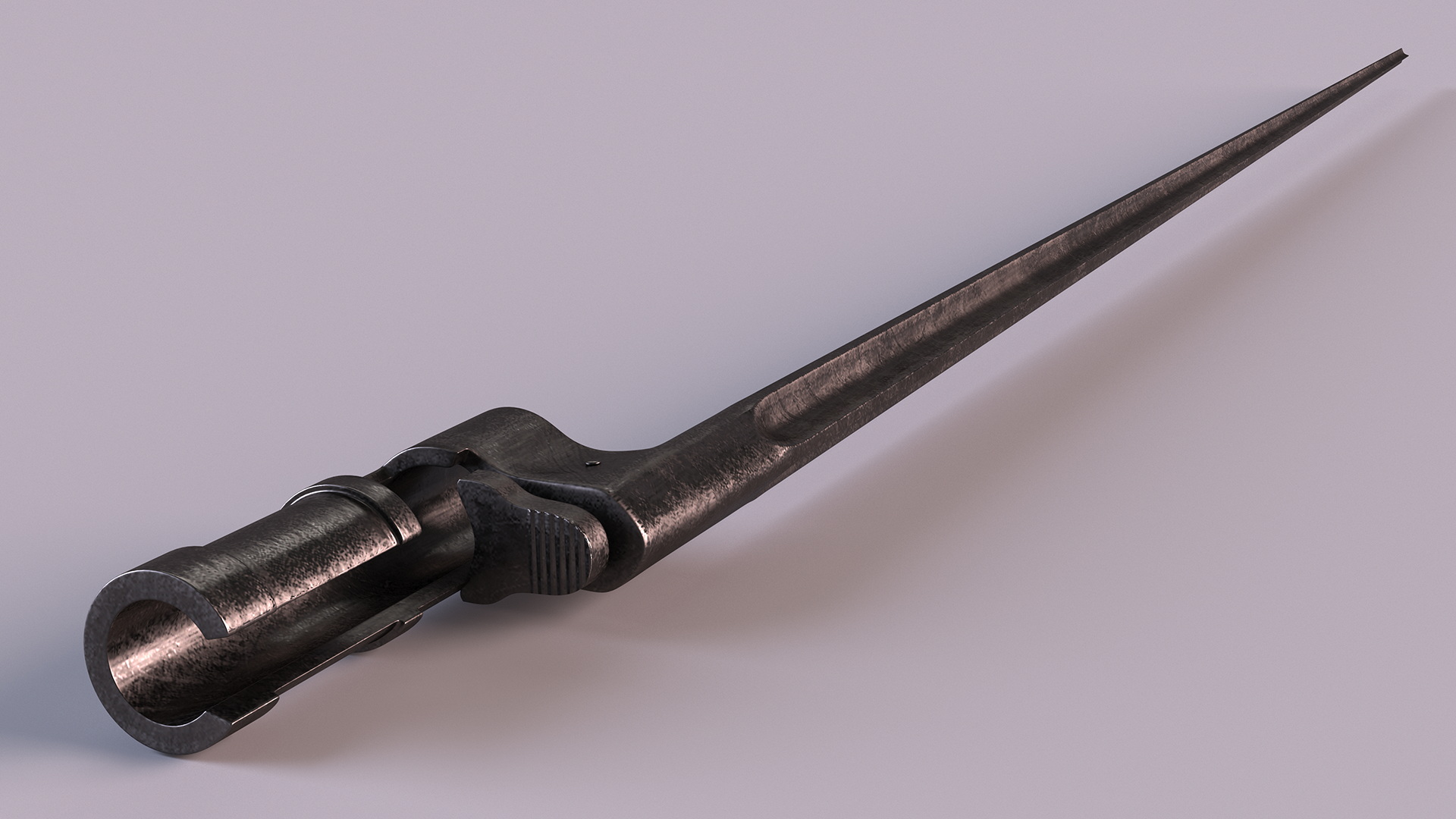 3D model Soviet Bayonet Blade