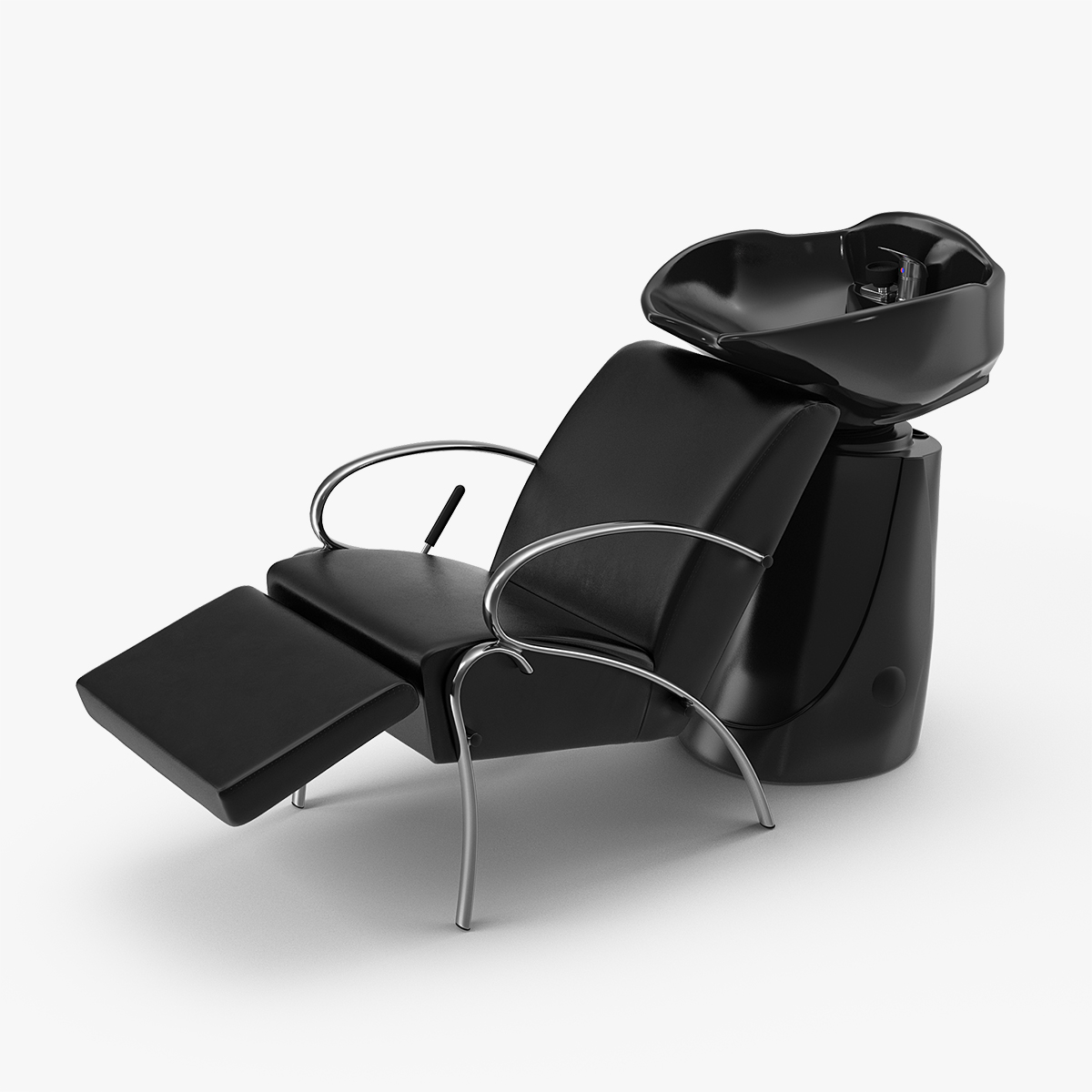 Ceramic Shampoo Bowl and Salon Chair