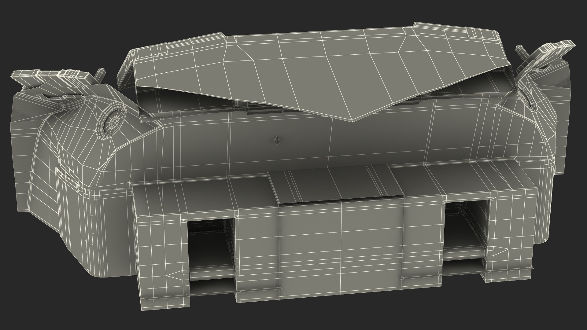 3D Airplane Dashboard model