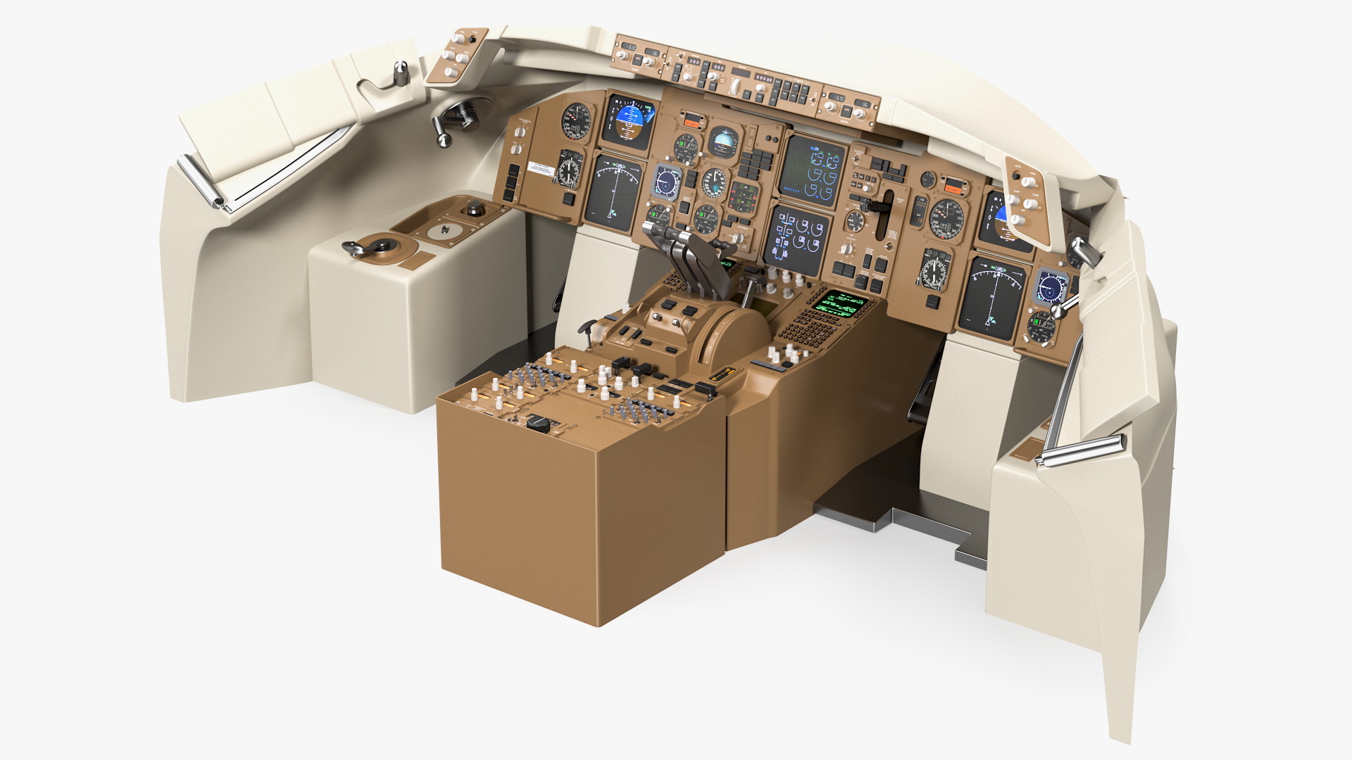 3D Airplane Dashboard model