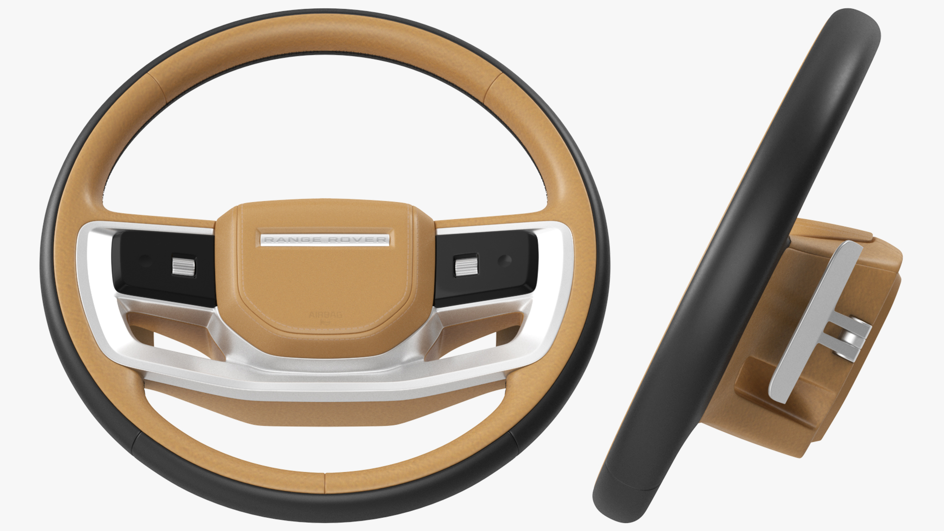 3D Range Rover Steering Wheel