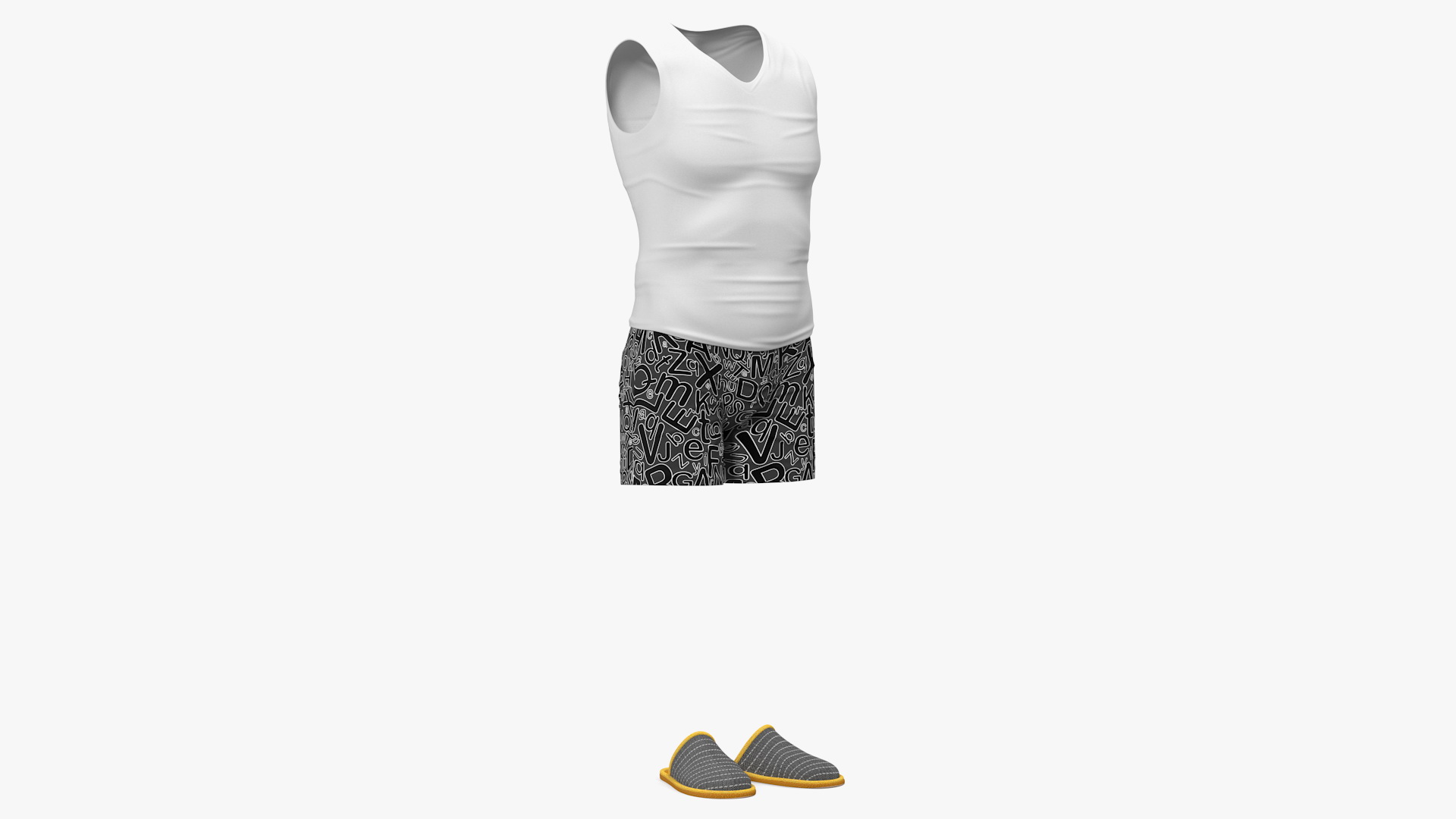 Men Underwear Set 3D