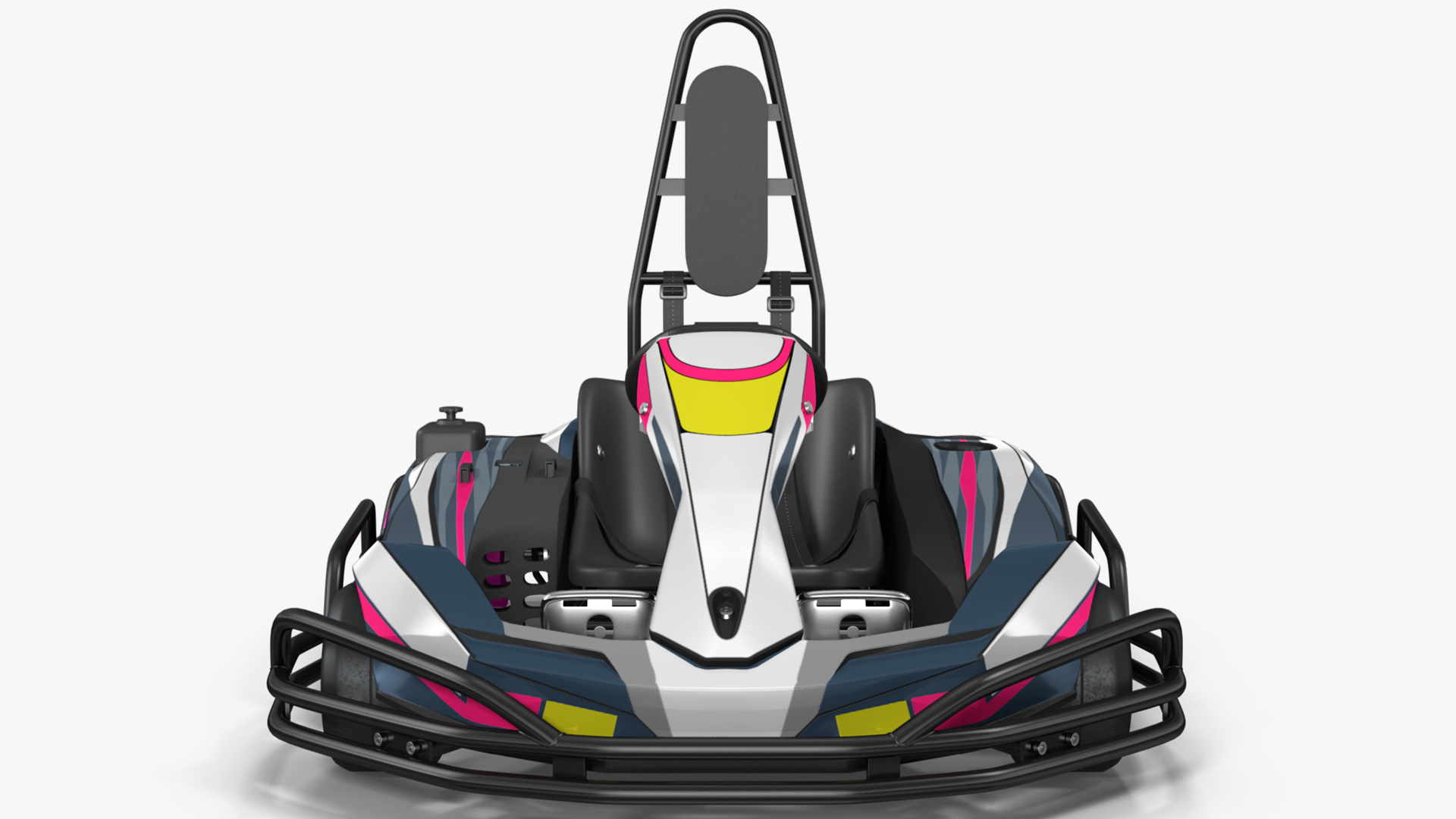 3D model Petrol Powered Kart with Roll Bar Rigged