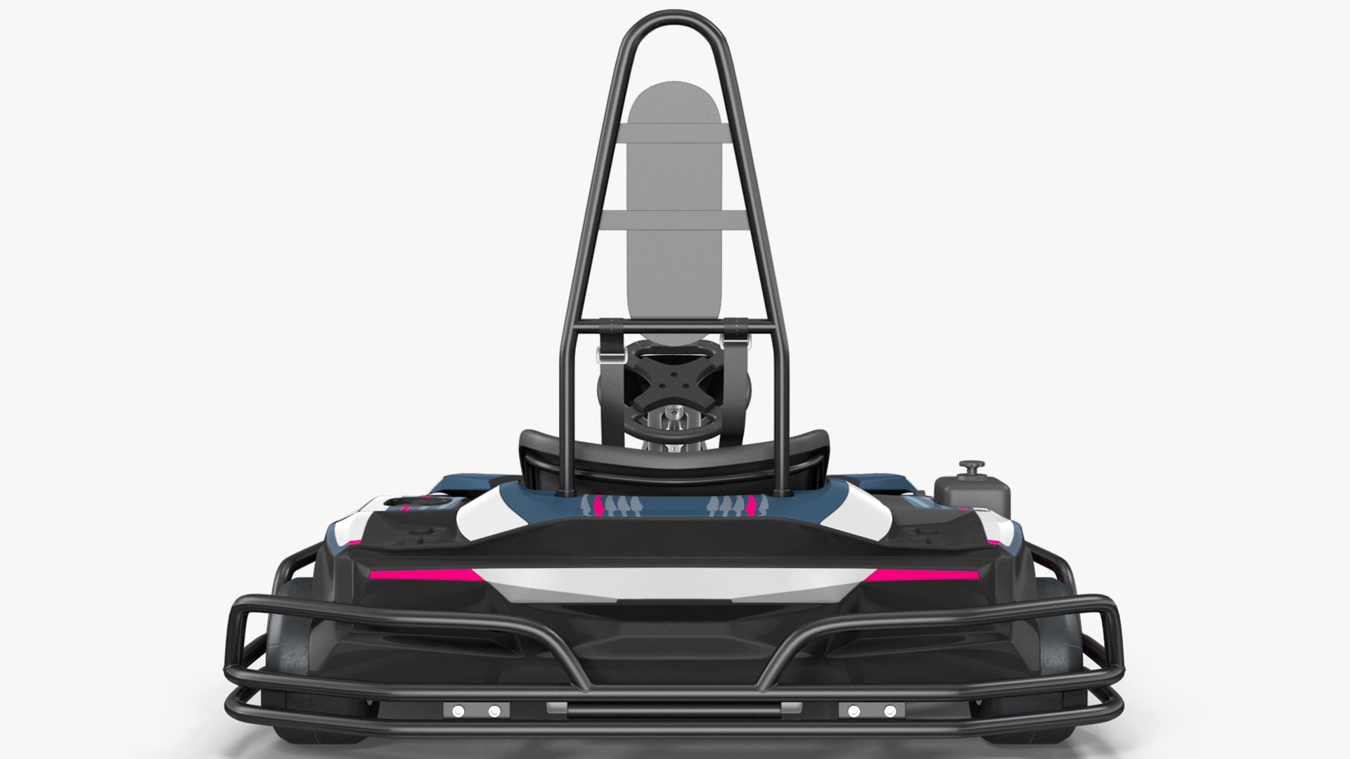 3D model Petrol Powered Kart with Roll Bar Rigged