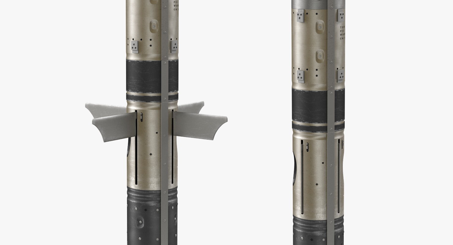 BGM 71D TOW Missile 3D model