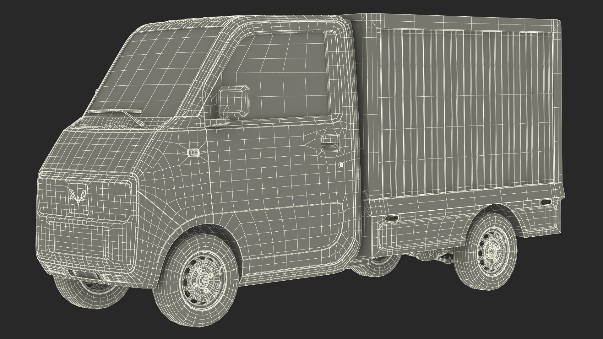 Wuling E10 Mini Truck Grey Color 3D