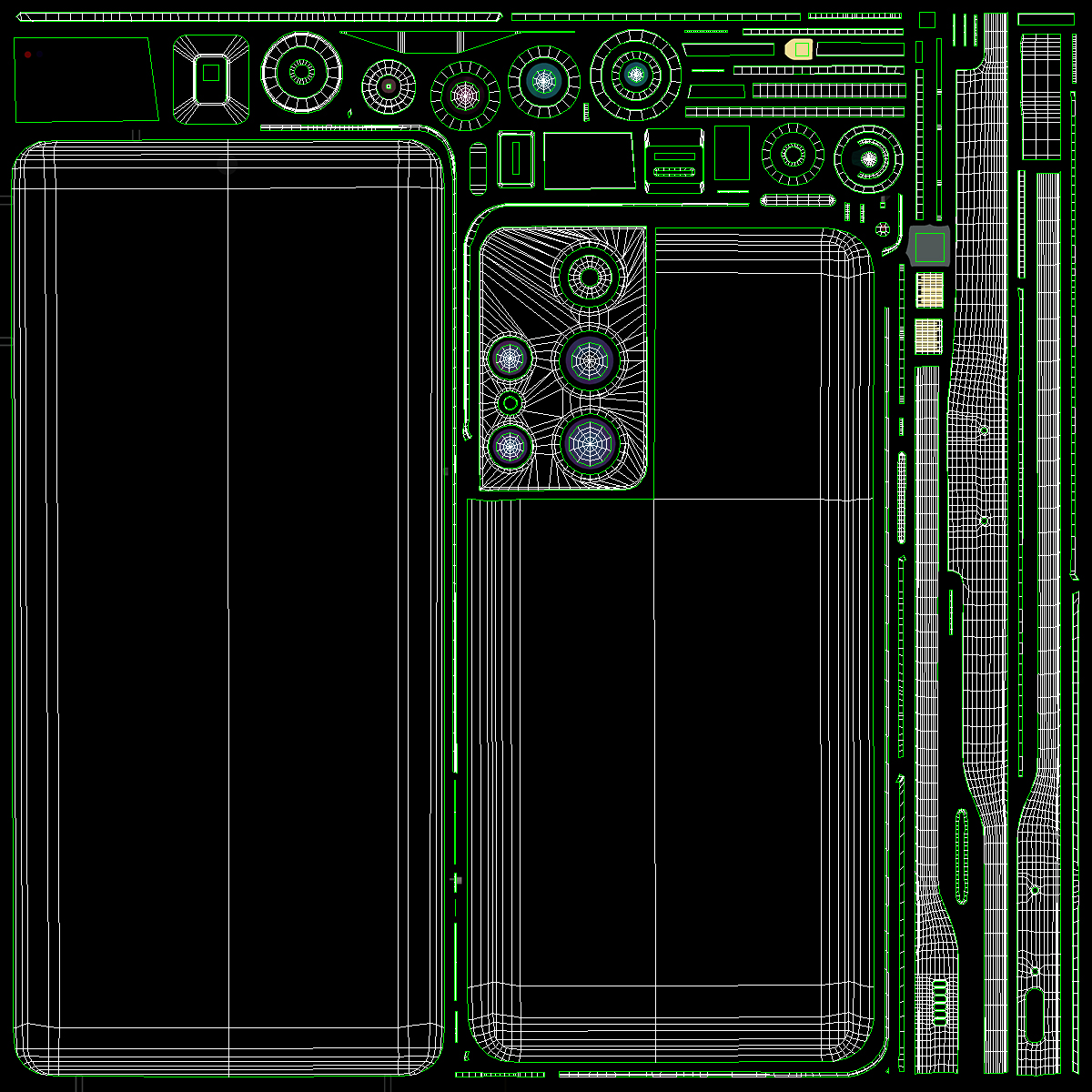 Smartphone Silver 3D