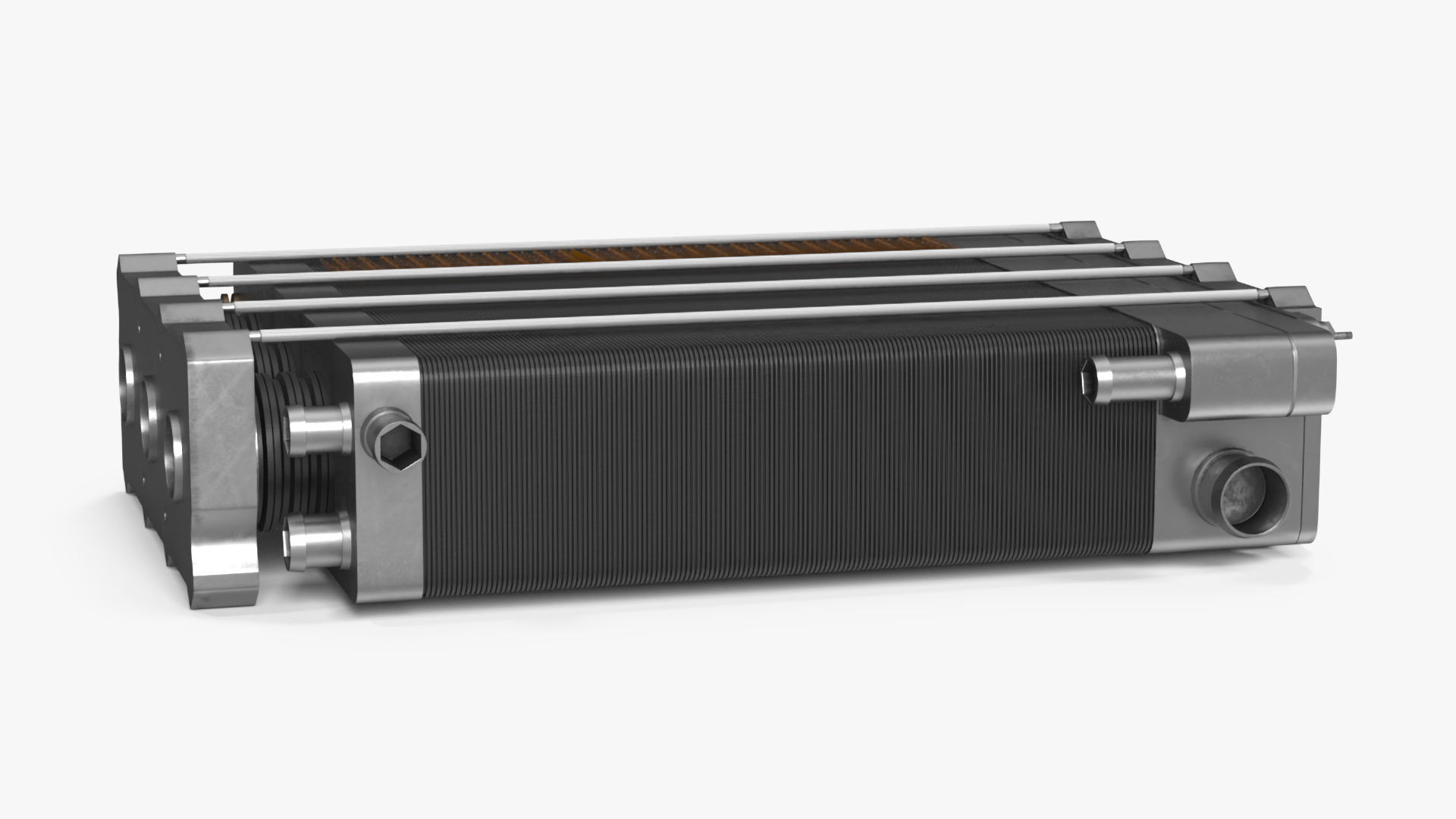 Methanol Fuel Cell Short 3D model