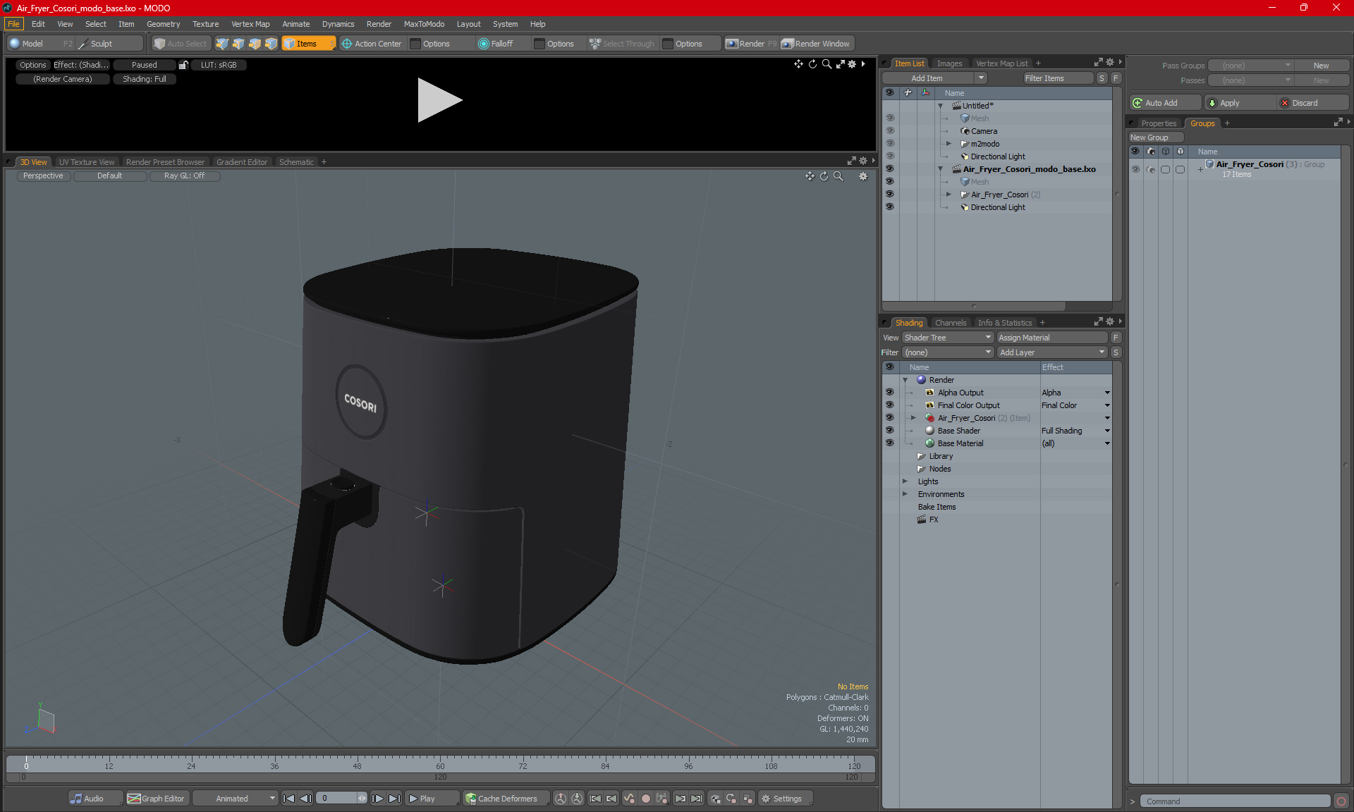 3D Air Fryer Cosori