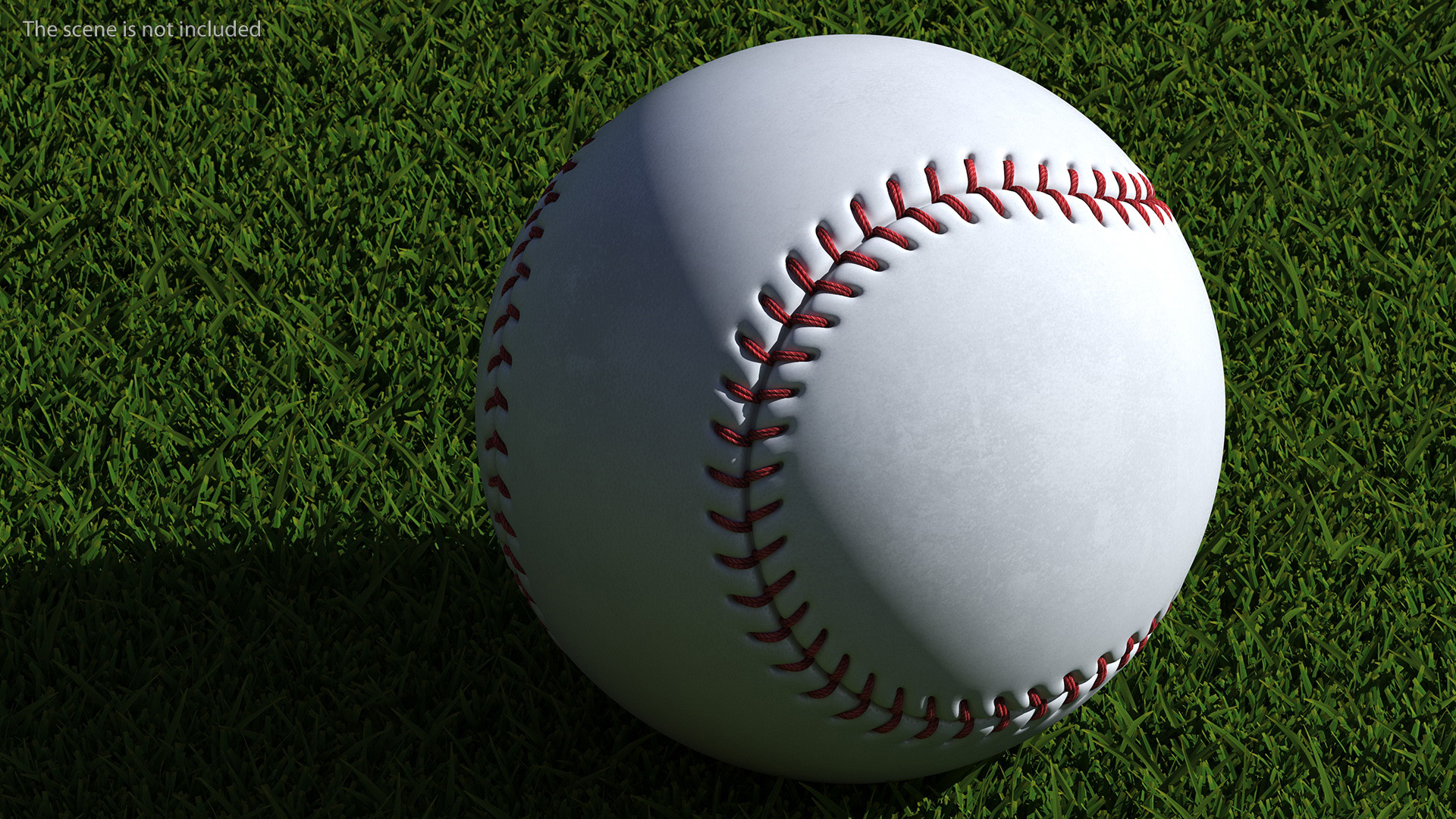3D Baseball Ball model