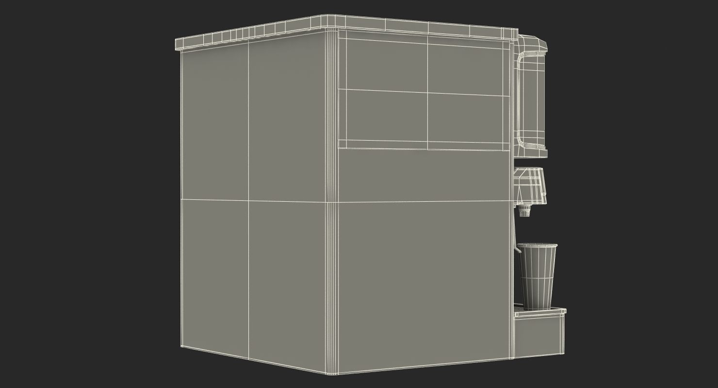 3D Soda Fountain Dispenser model