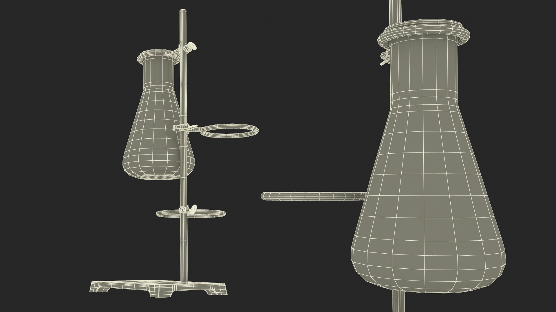 3D Ring Stand Flask