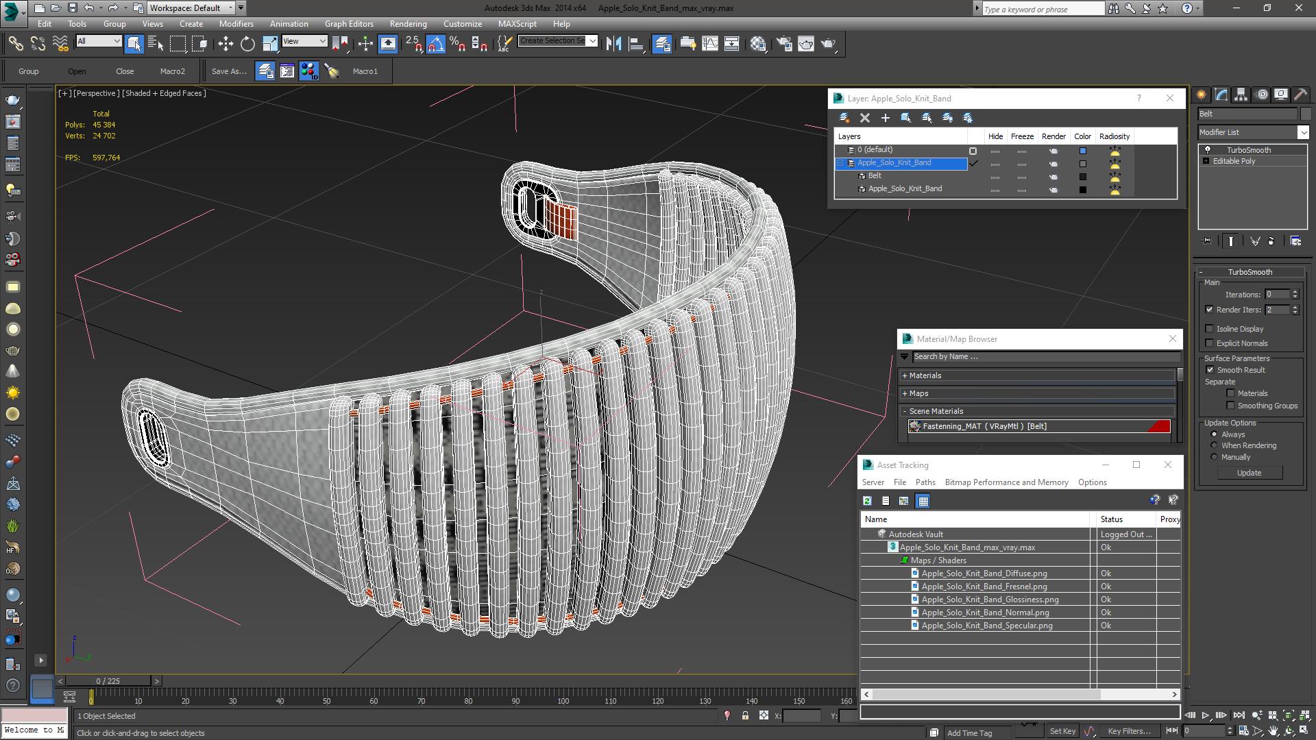 3D model Apple Solo Knit Band