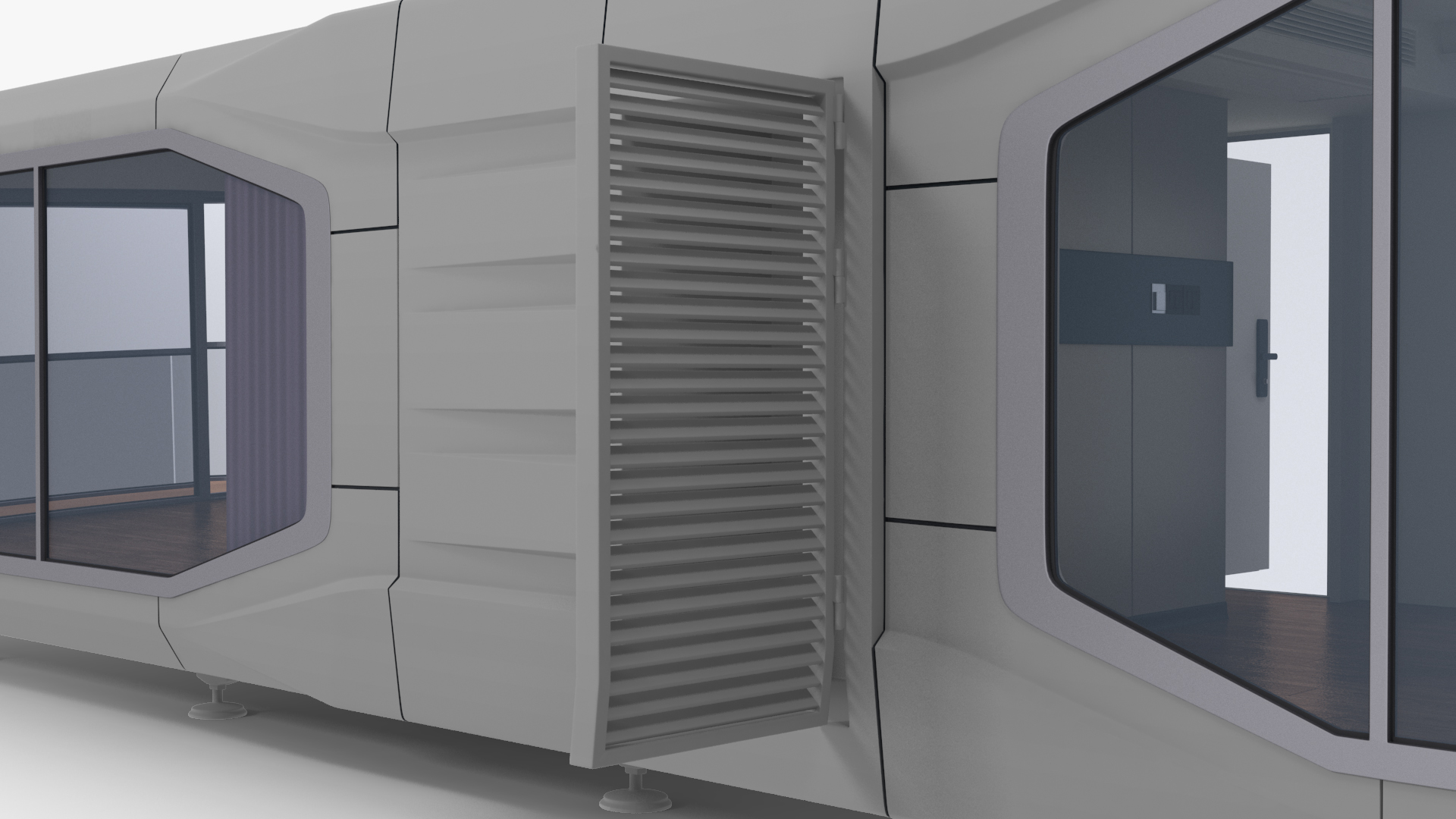 3D Capsule House model