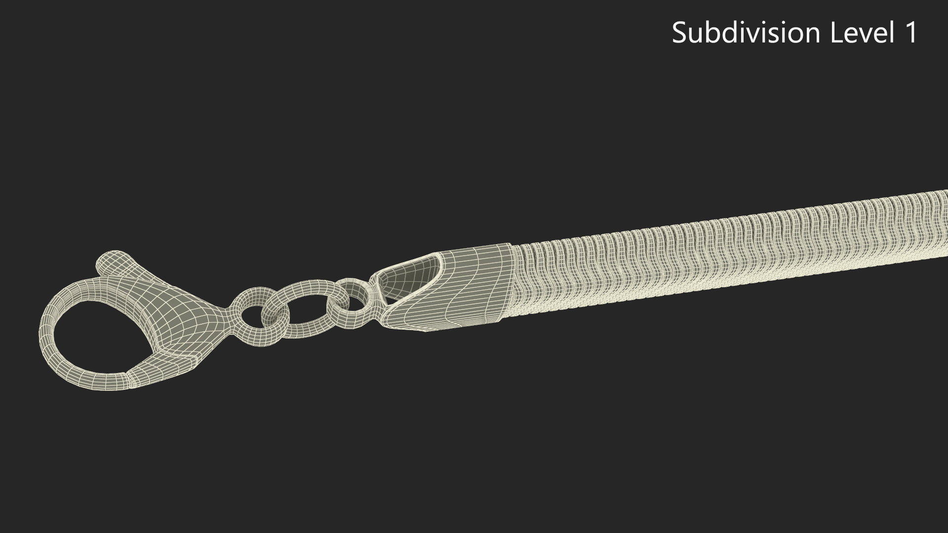 3D Snake Jewelry Silver Chain