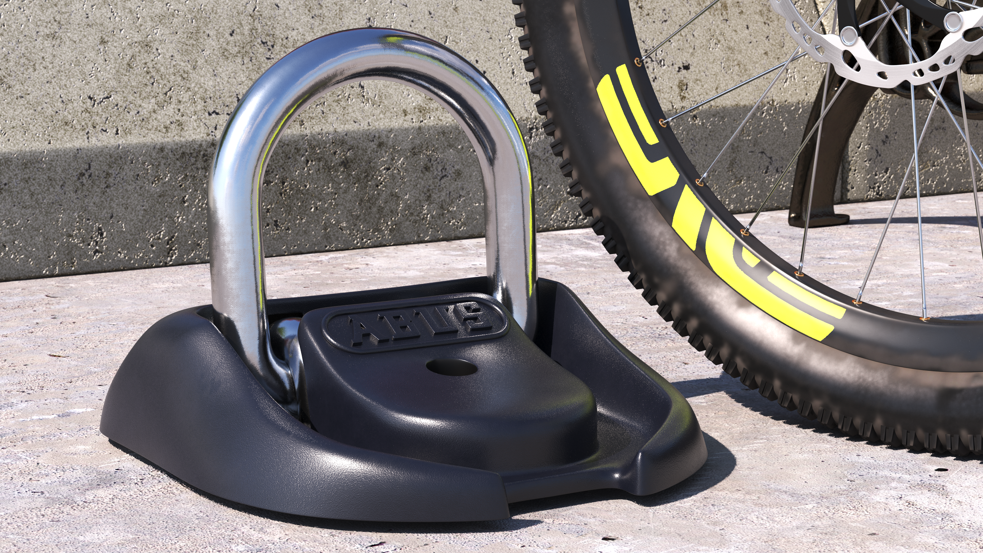 ABUS WBA 100 Granit Bicycle Anchor, view 8