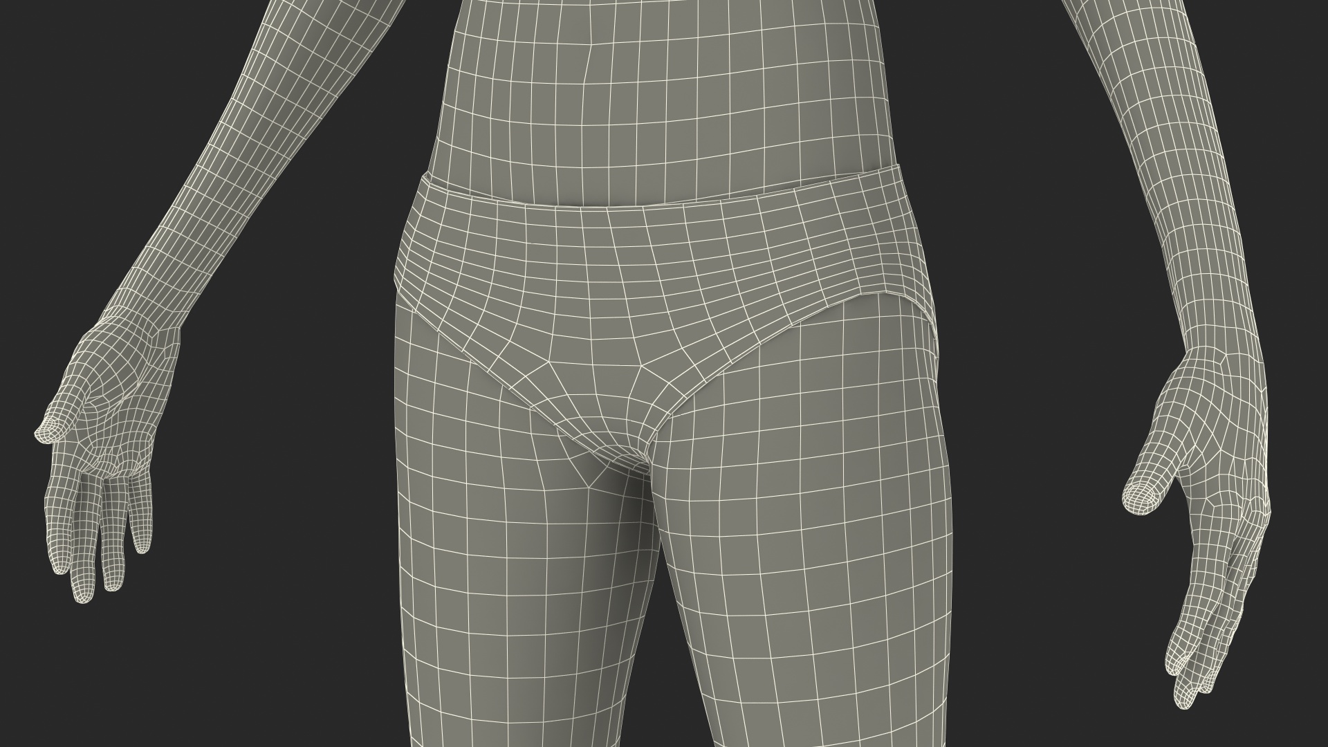 Kid Girl Fur 3D