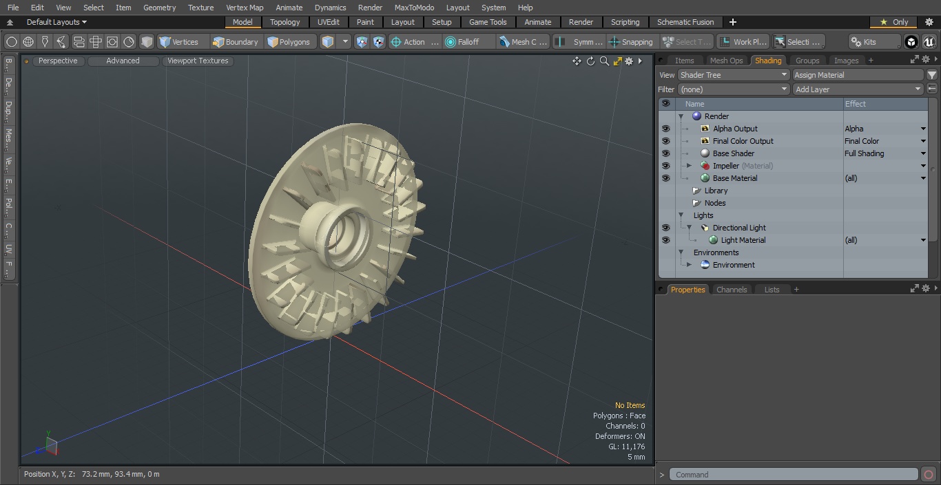 3D Plastic Impeller