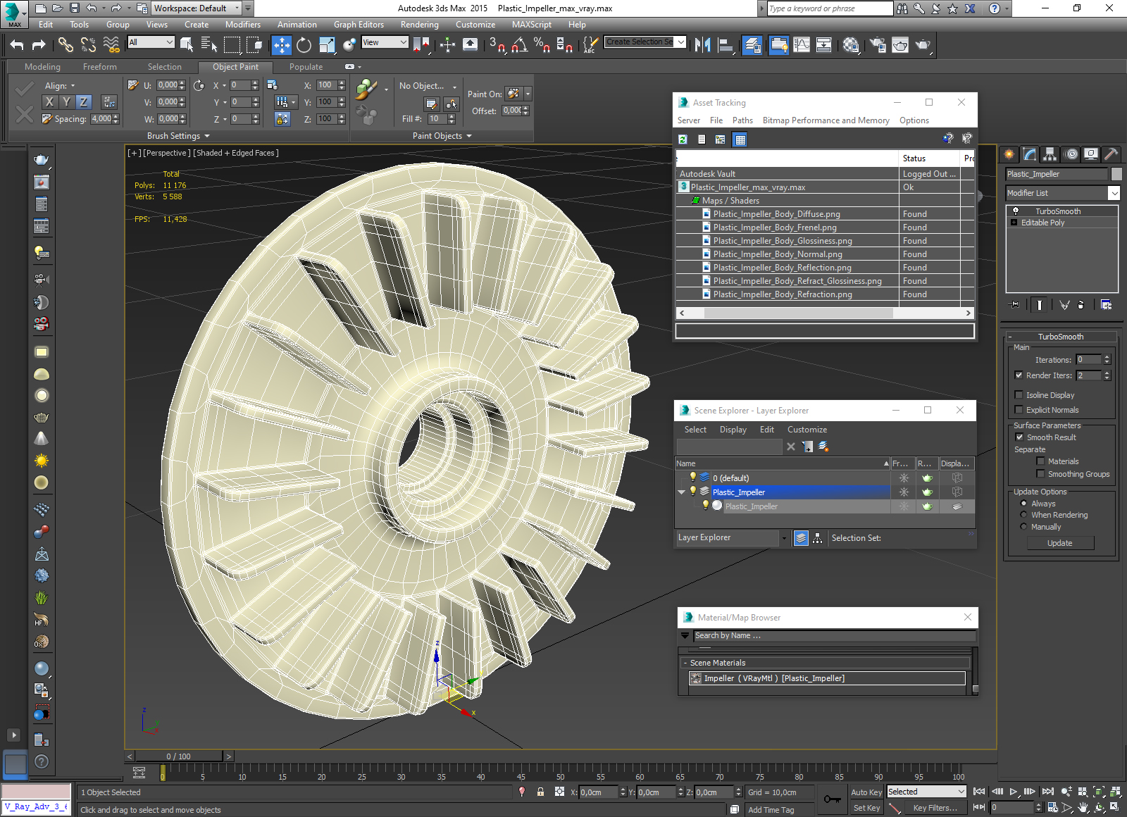 3D Plastic Impeller