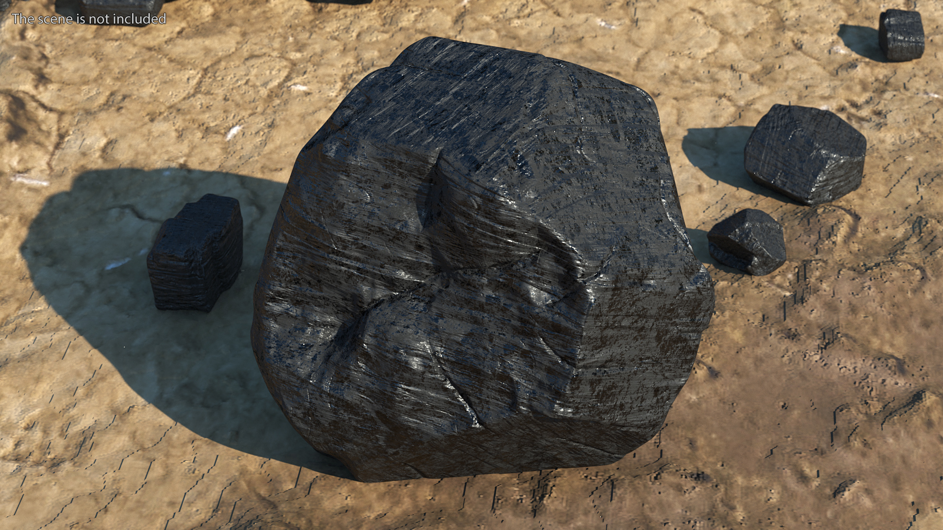 Chunk of Anthracite Coal 3D model