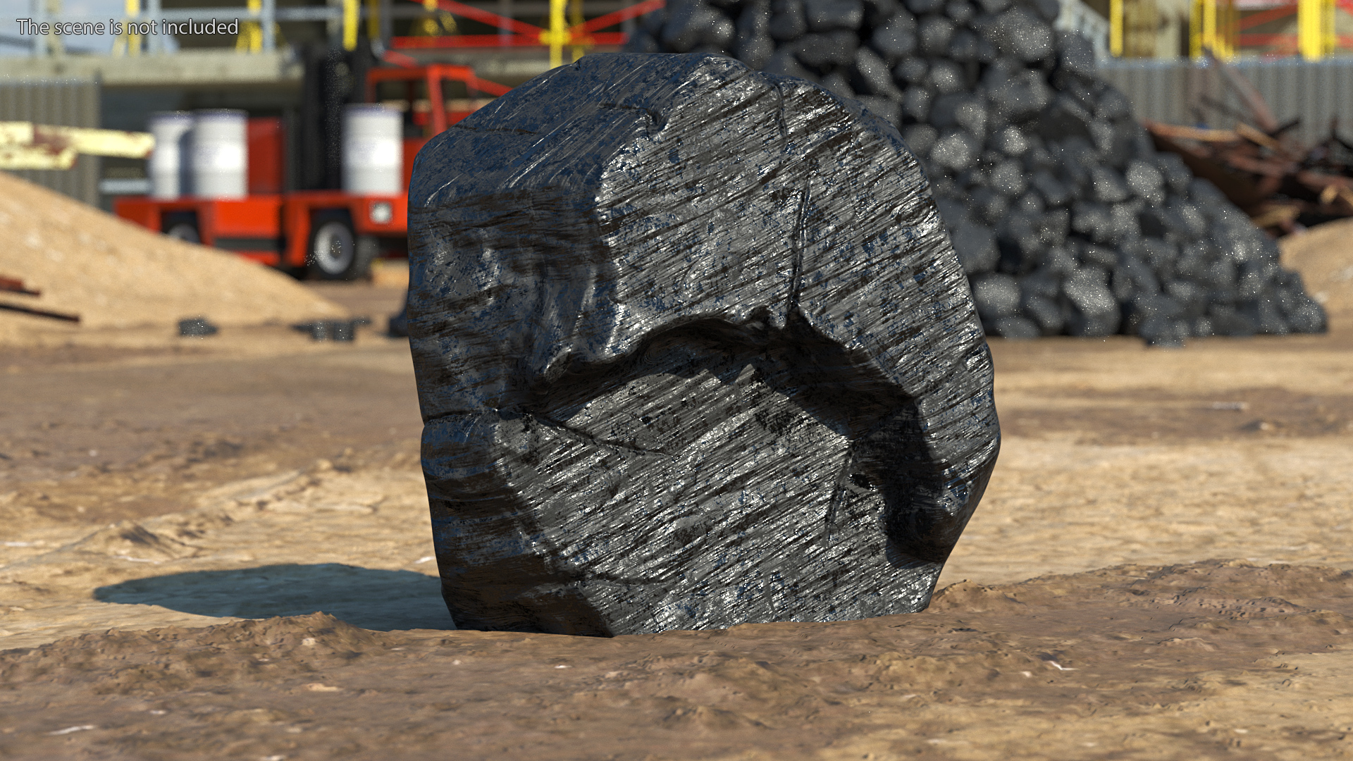 Chunk of Anthracite Coal 3D model