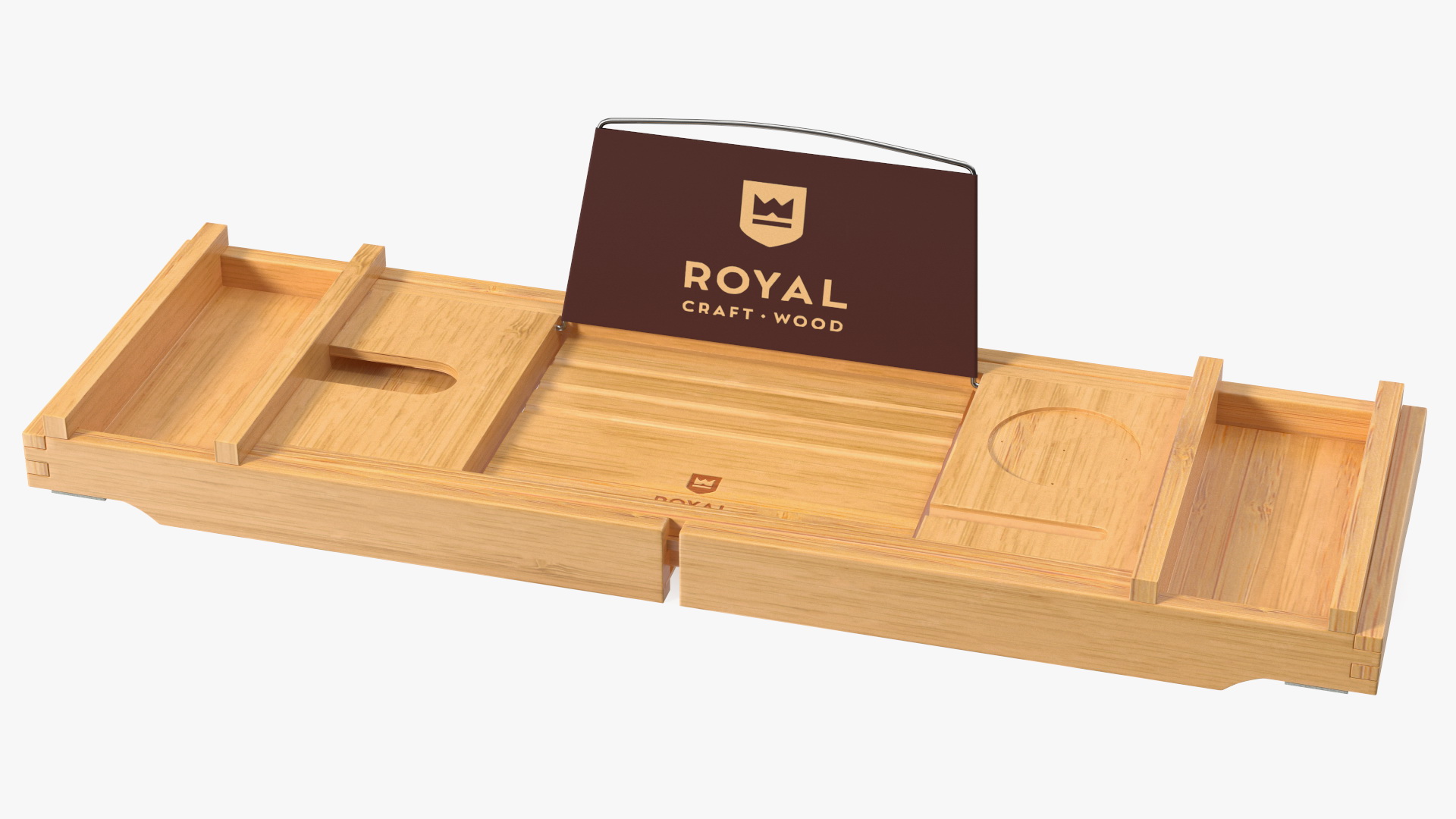Bamboo Bathtub Tray 3D model