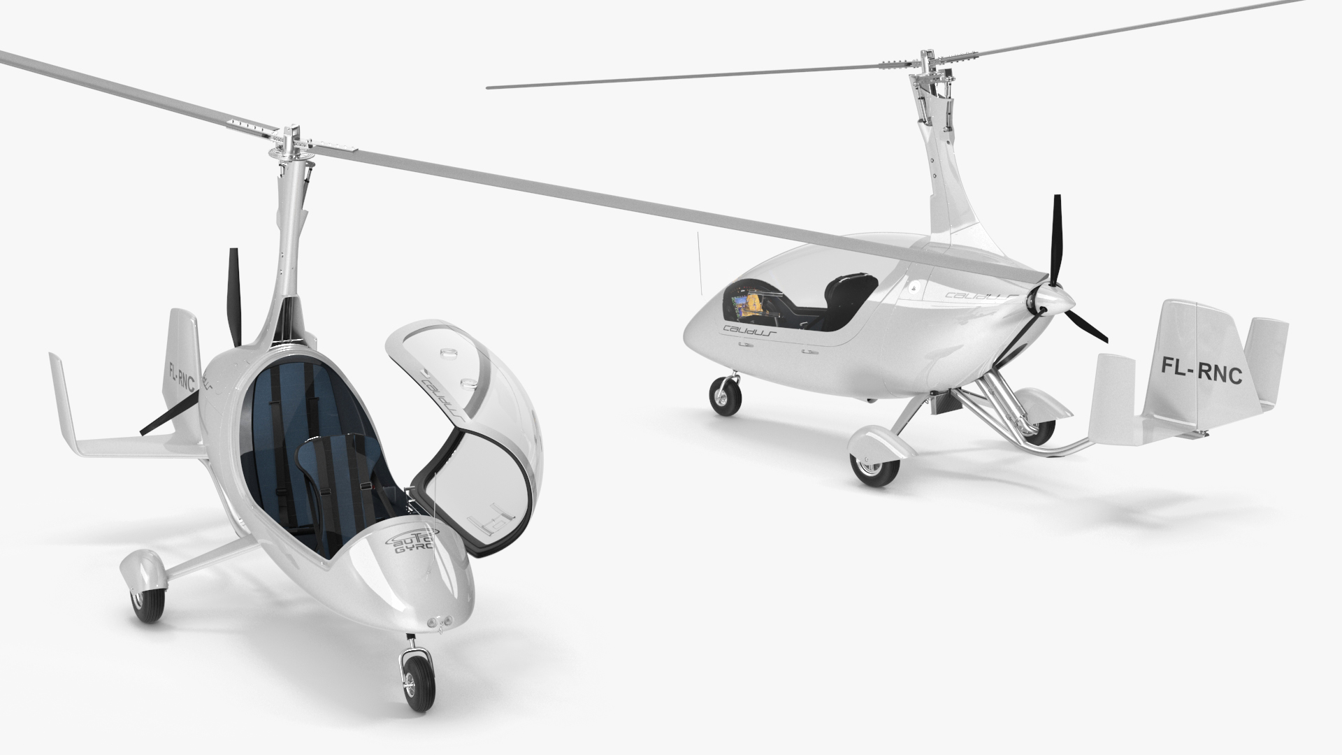 3D Autogyro Calidus 912 White