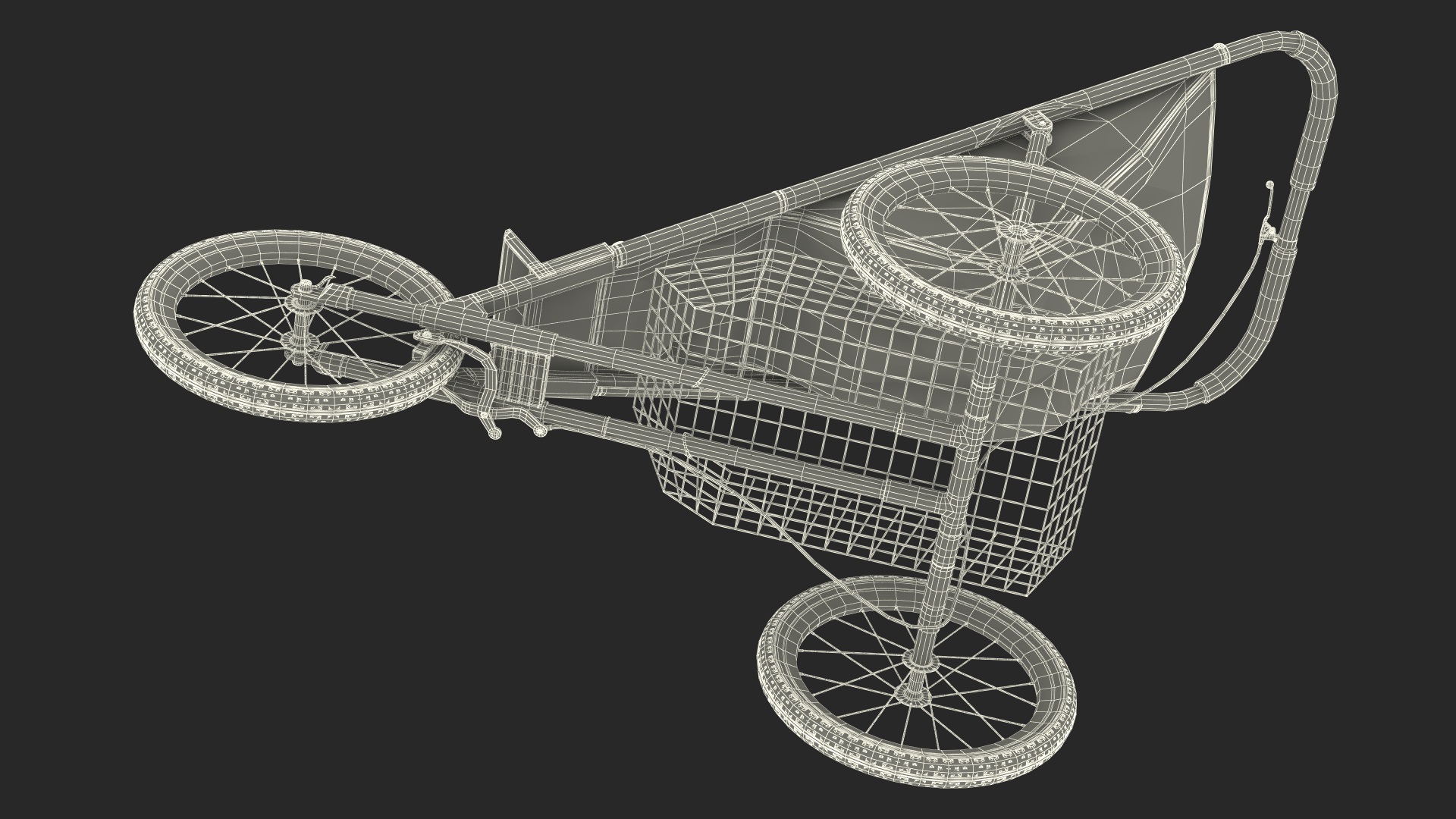 3D model Baby Stroller for Runners
