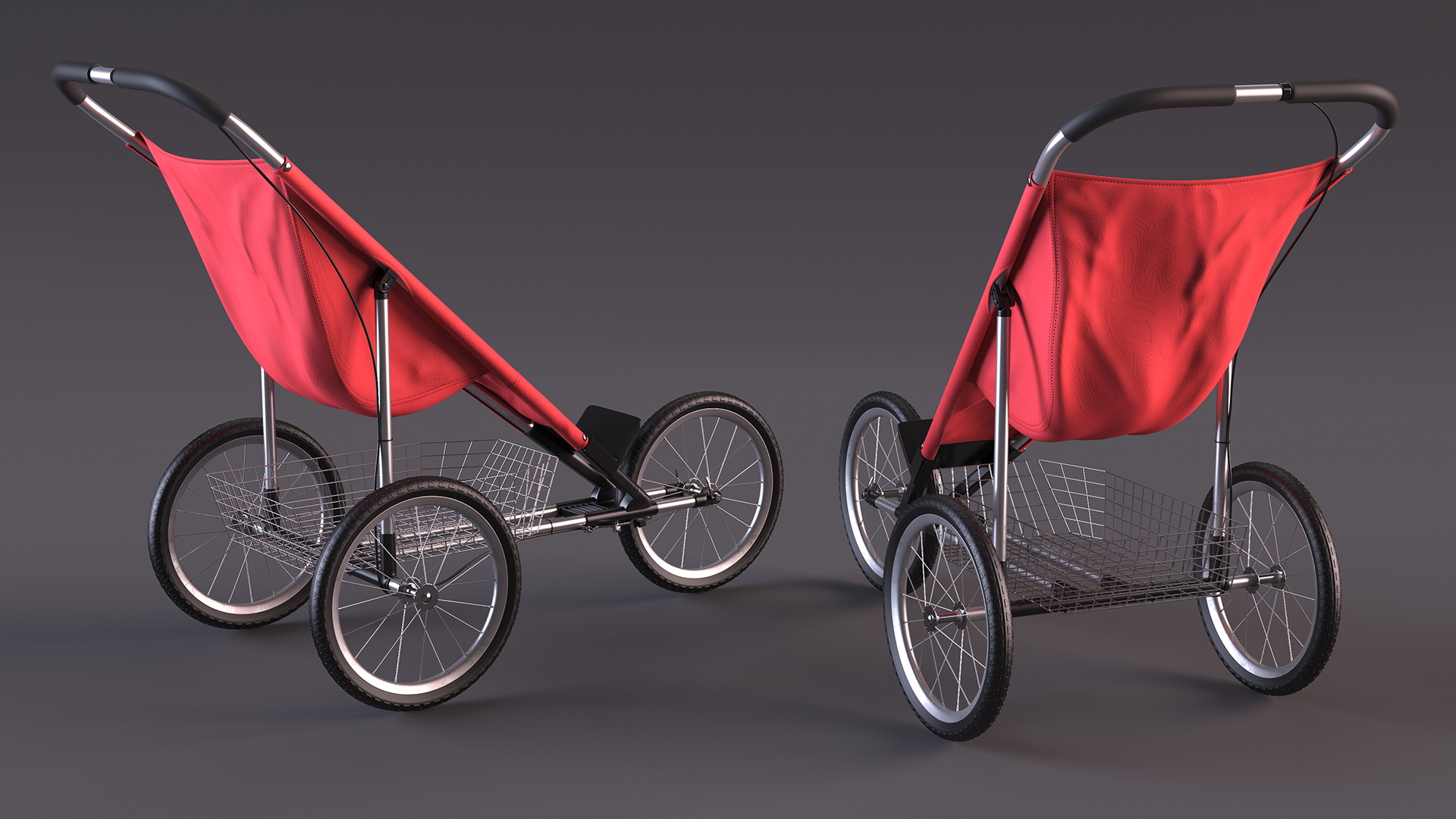 3D model Baby Stroller for Runners