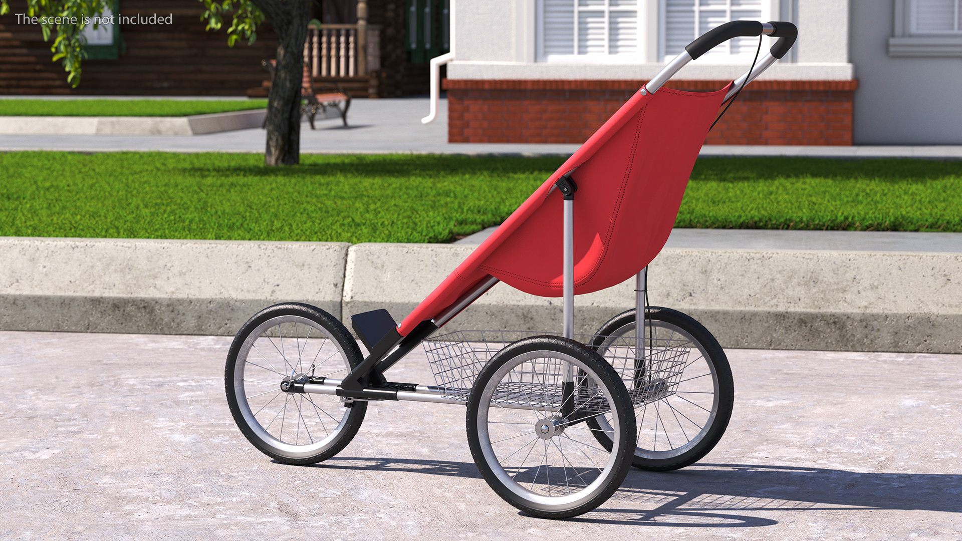 3D model Baby Stroller for Runners