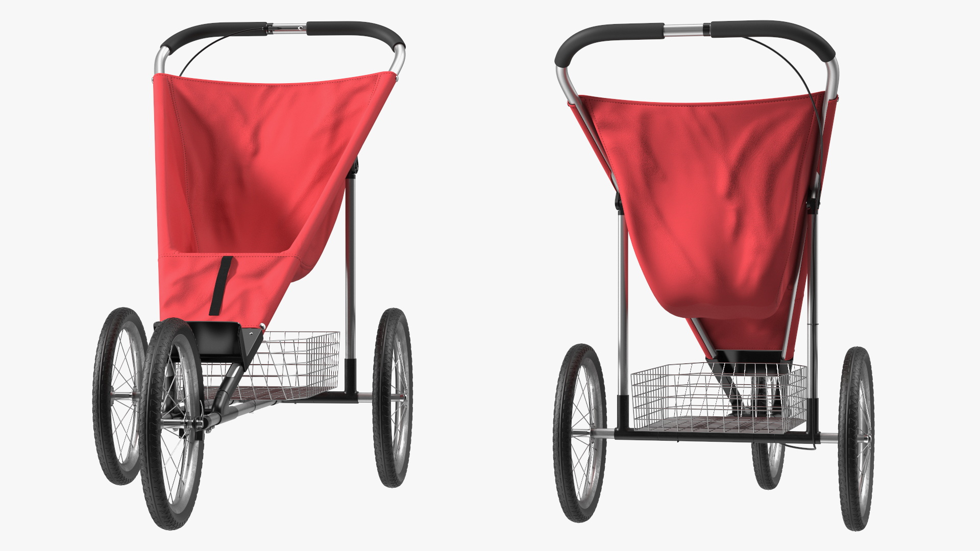 3D model Baby Stroller for Runners