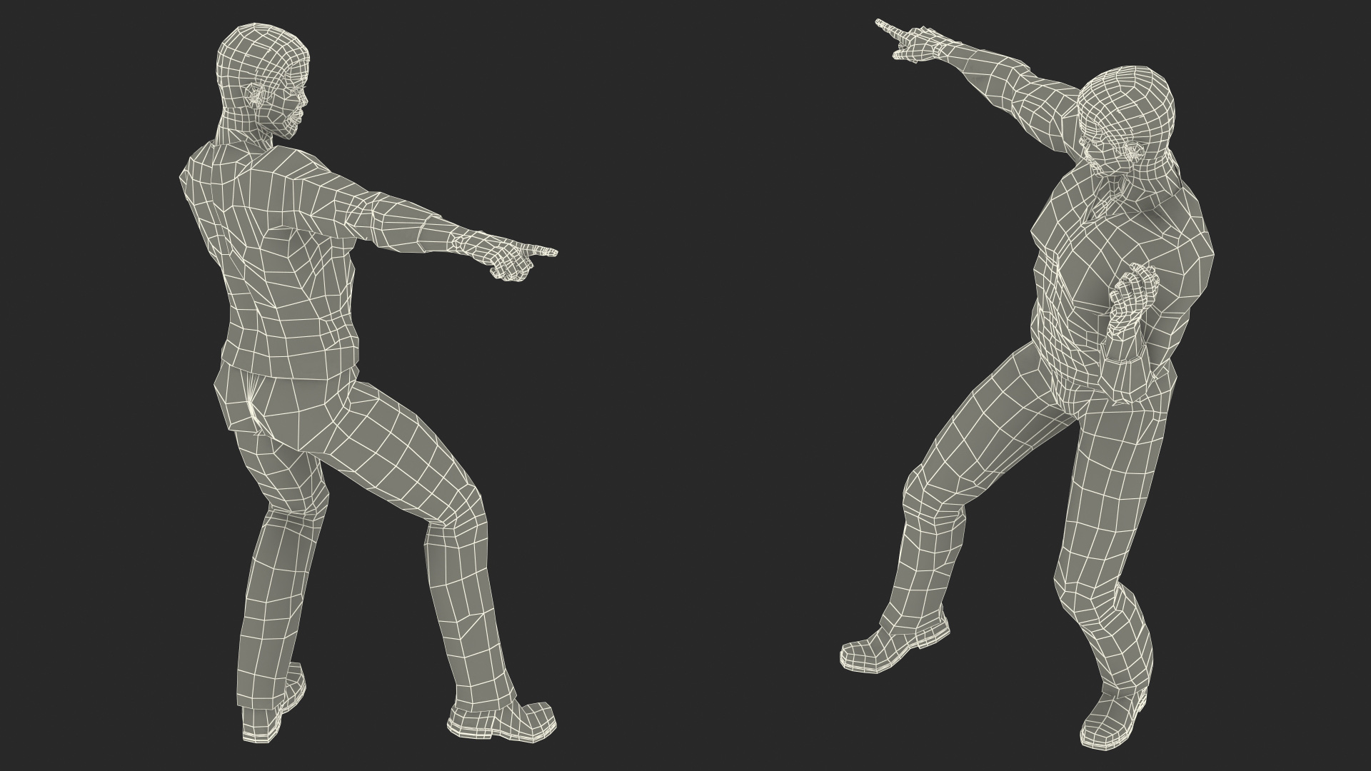 Afro American Man in Urban Style 3D