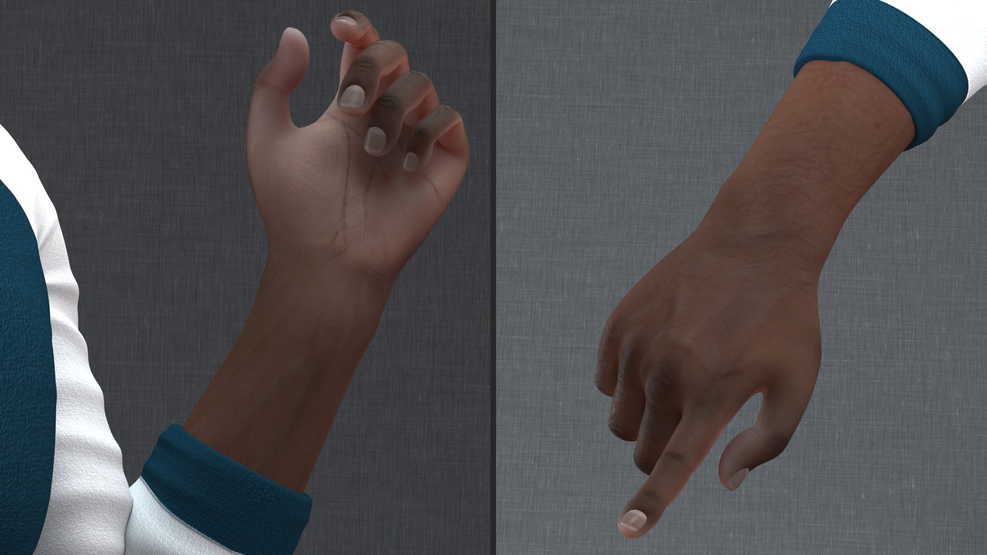 Afro American Man in Urban Style 3D