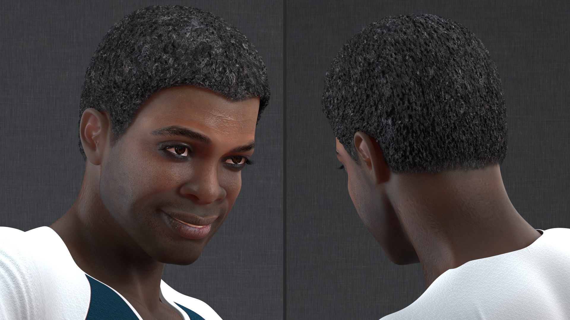 Afro American Man in Urban Style 3D