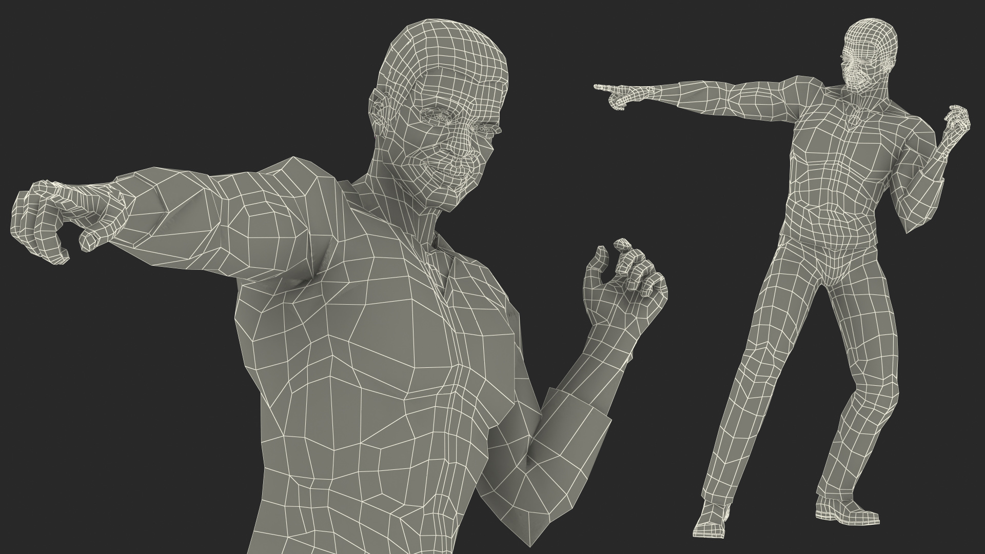 Afro American Man in Urban Style 3D