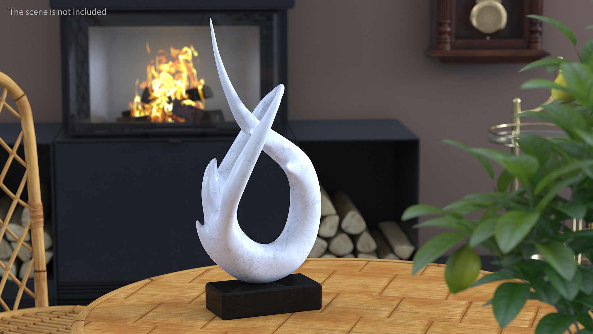 3D Marble Abstract Modern Sculpture Home Decoration model