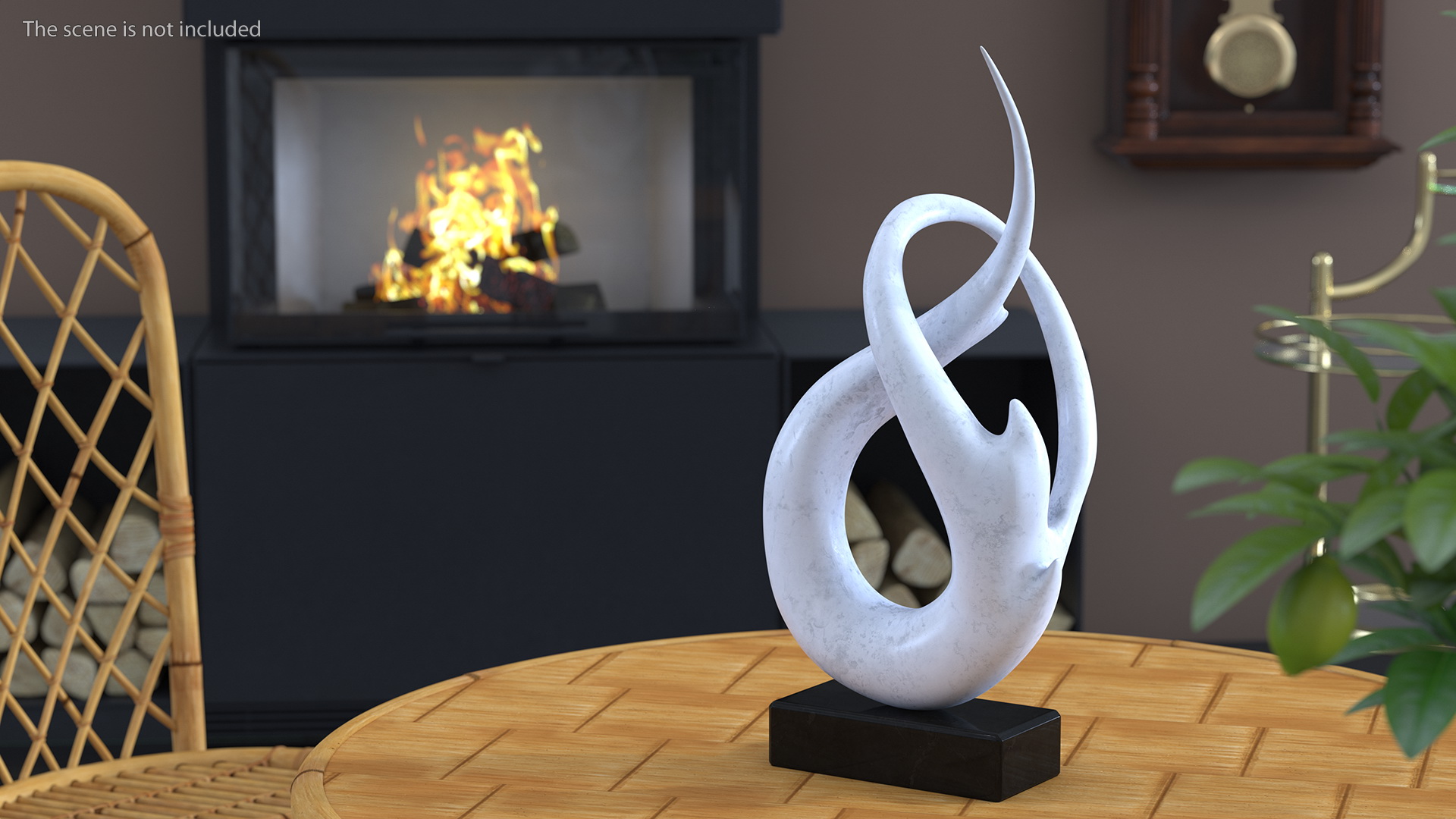 3D Marble Abstract Modern Sculpture Home Decoration model