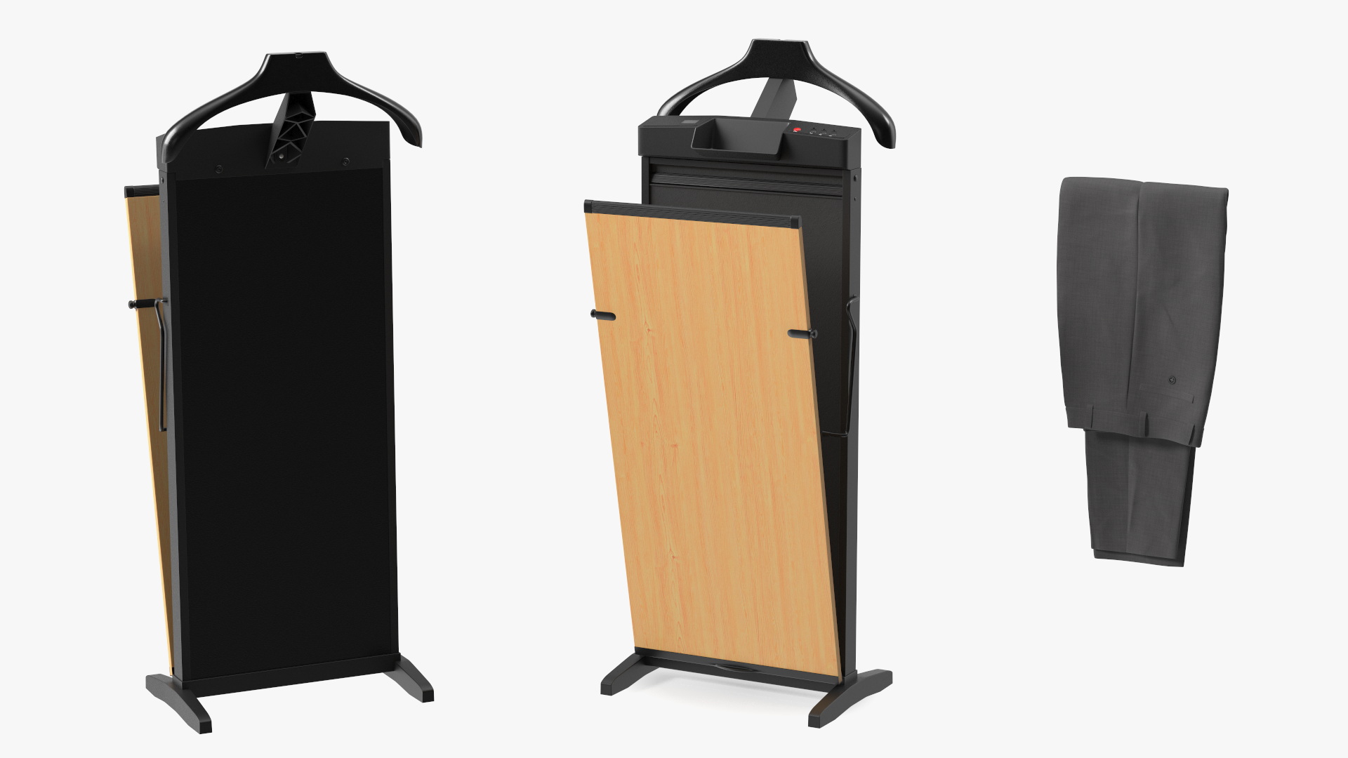 3D Trousers Press and Clothing Rack with Pants model