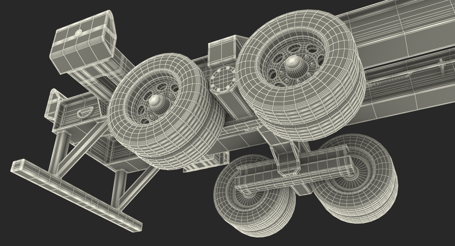 3D model Container Trailer Generic