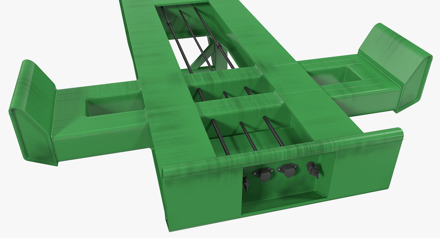 3D model Container Trailer Generic