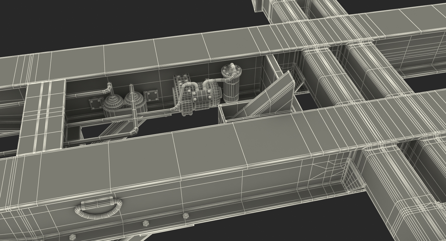 3D model Container Trailer Generic