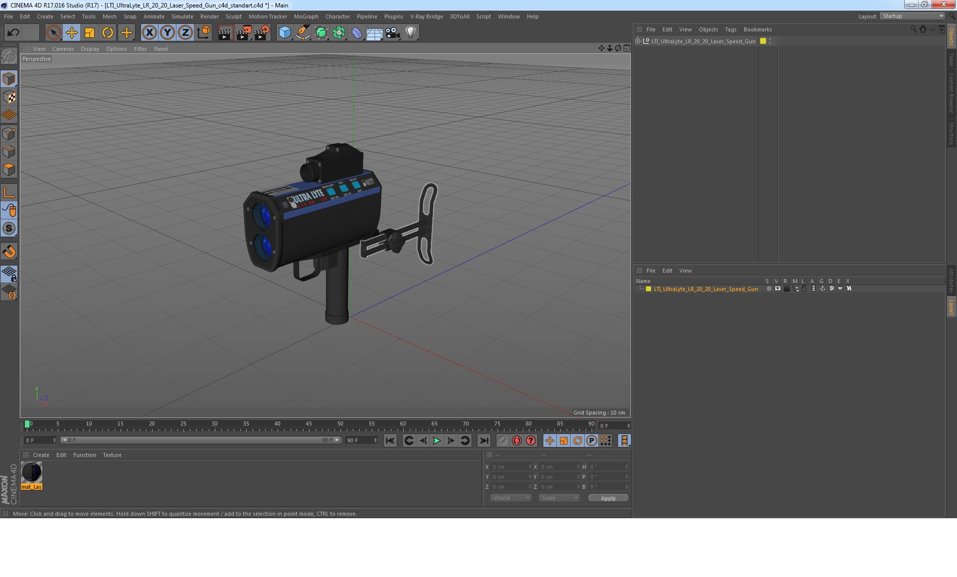 3D LTI UltraLyte LR 20 20 Laser Speed Gun model