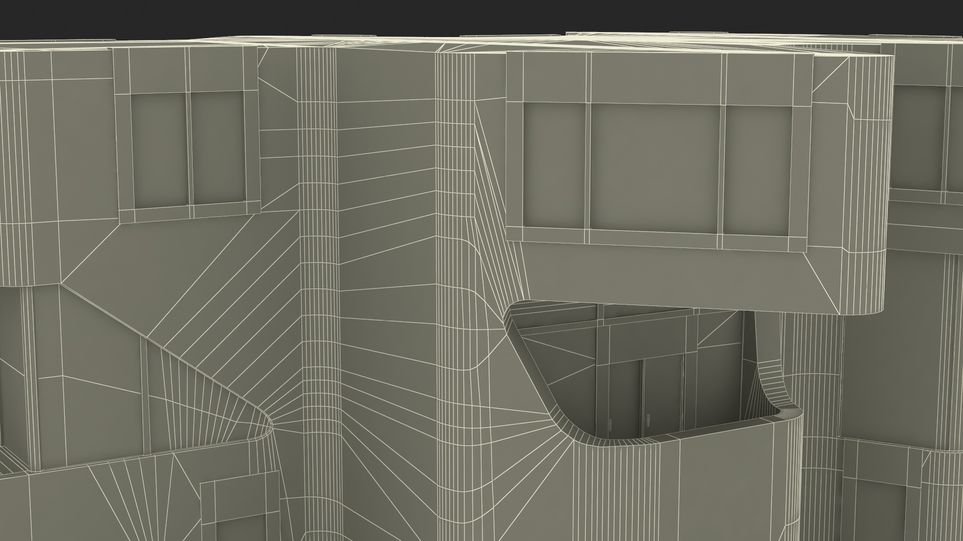 Futuristic House White 3D